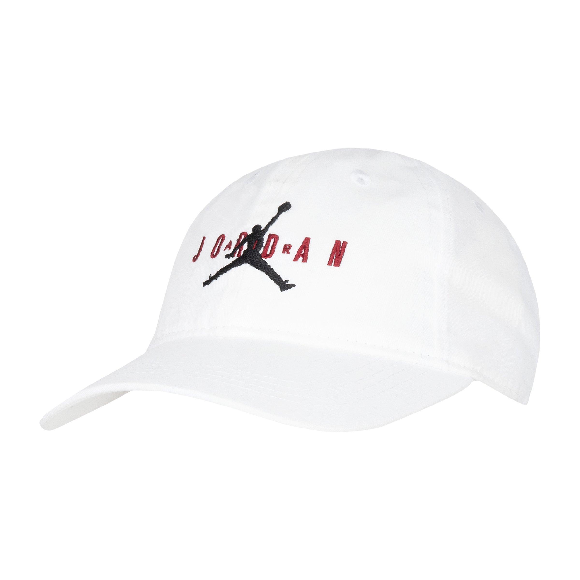 Jordan Youth HBR Strapback Hat-White - BLACK Thumbnail View 1