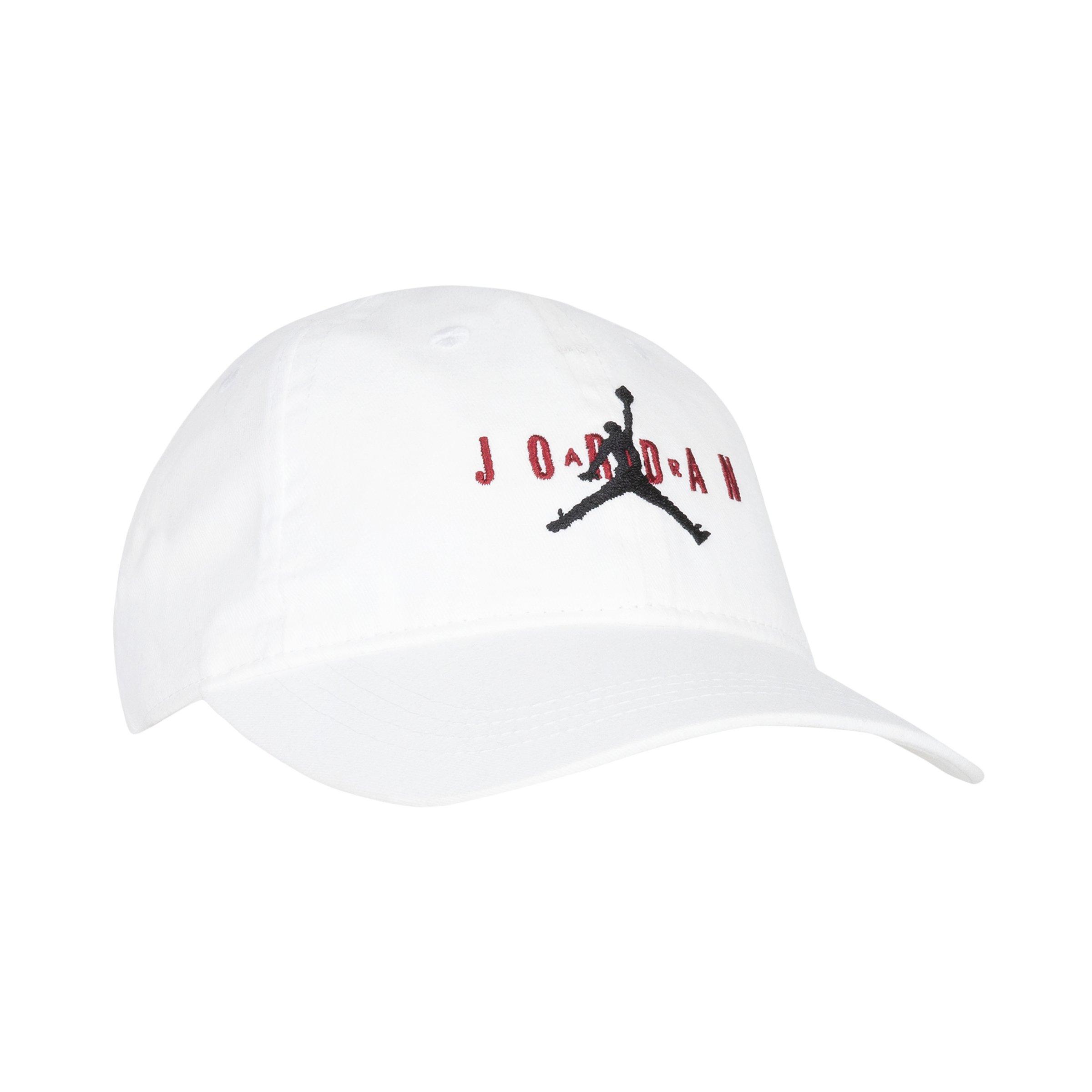 Casquette Enfant Jordan Strapback - White - Basket Connection