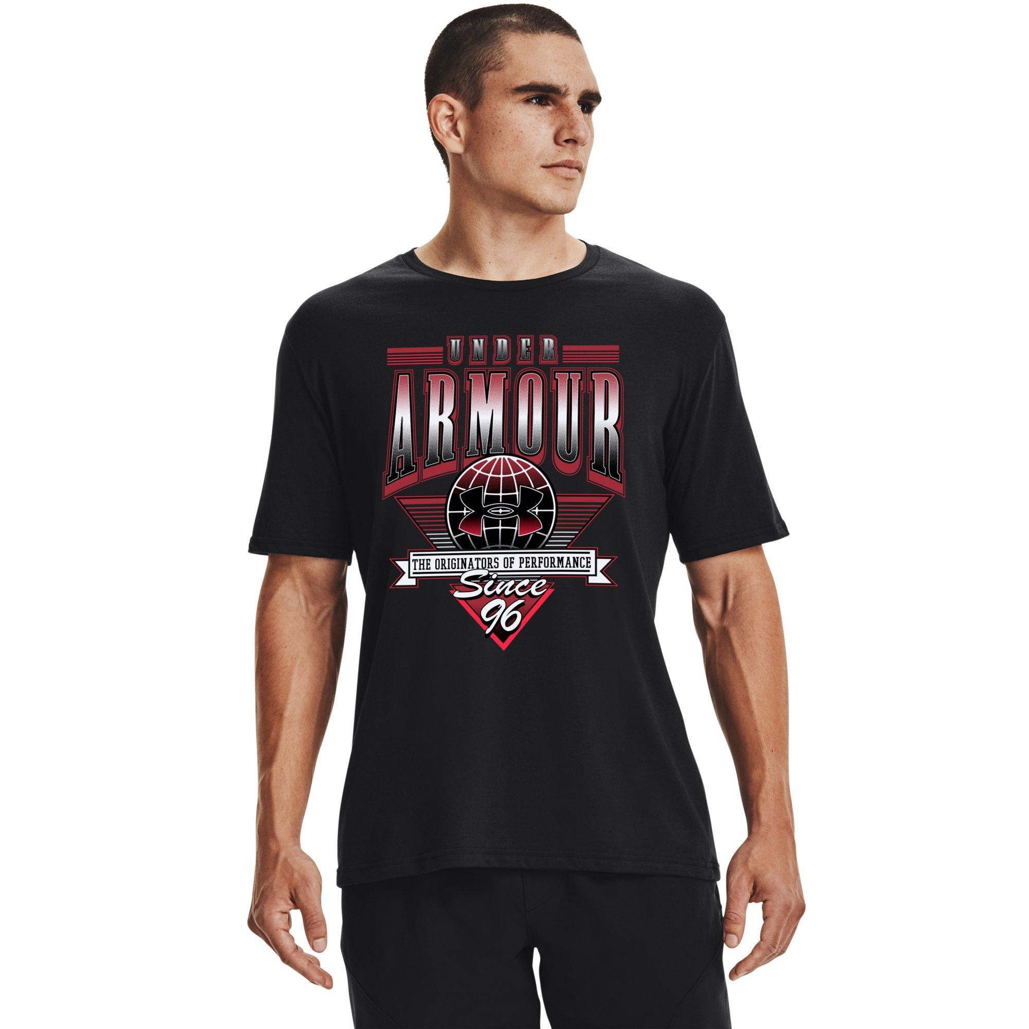 Under Armour Men's Verbiage Tee-Black - BLACK Thumbnail View 1