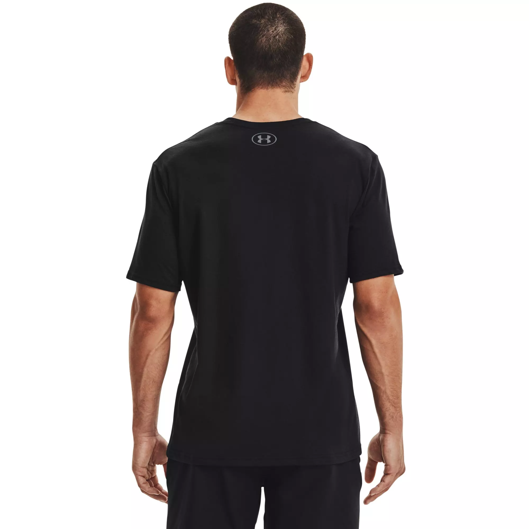 Under Armour Men's Verbiage Tee-Black - BLACK