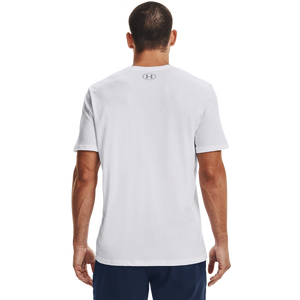 Under Armour Men's Left Chest Logo Tee-White