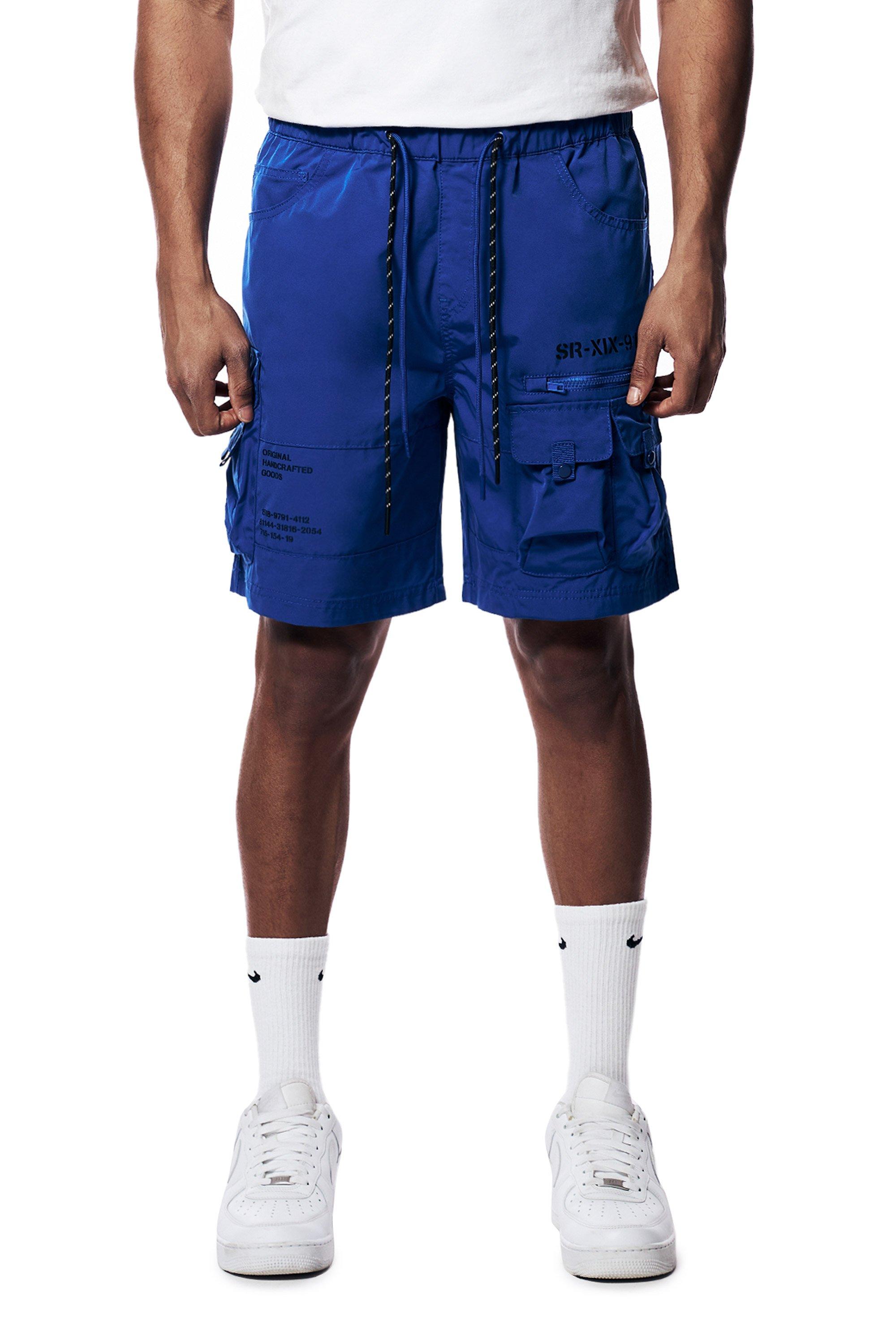 Smoke Rise Men's Nylon Utility Shorts Royal Hibbett City Gear