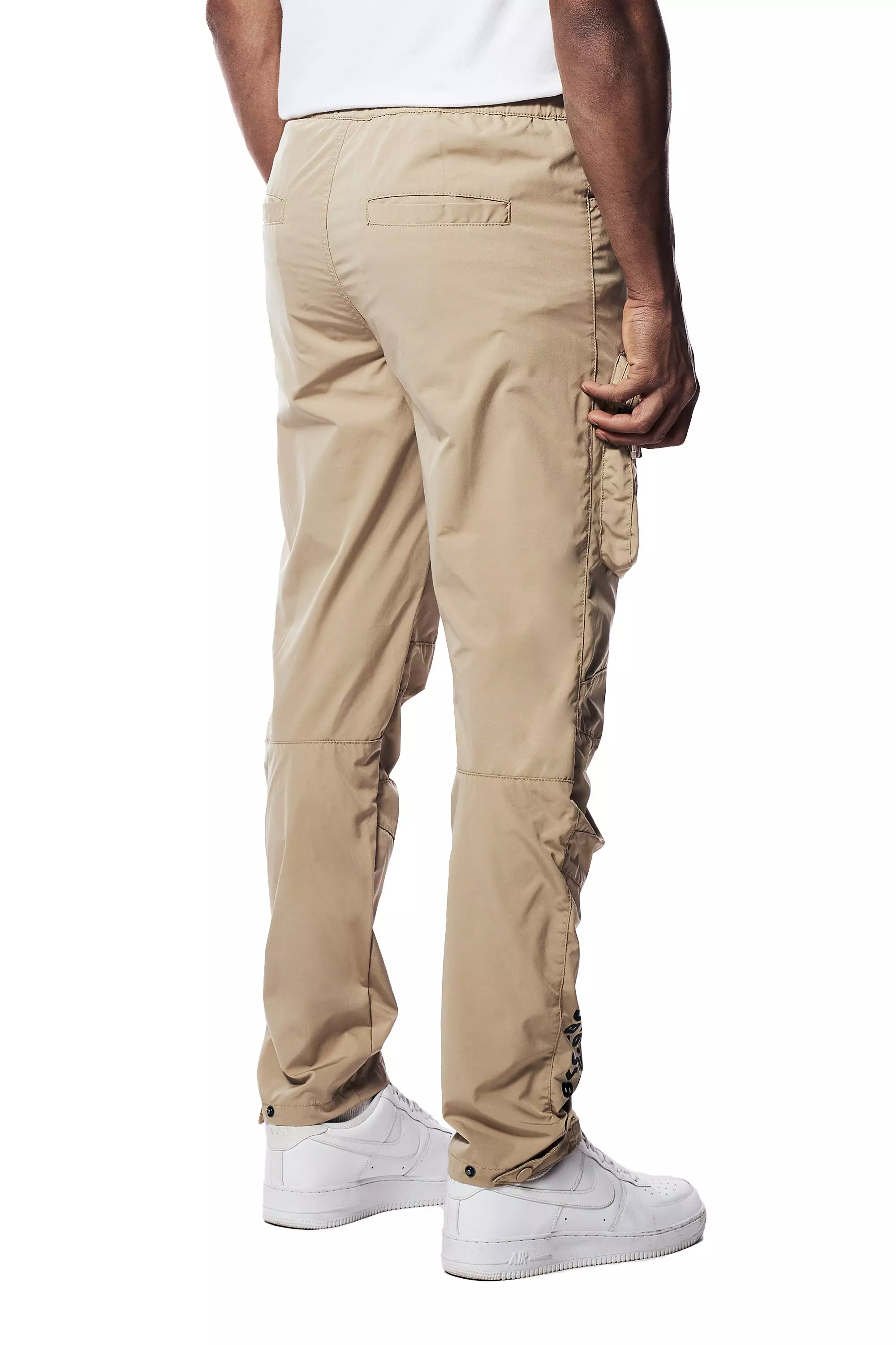 Smoke Rise Men's Nylon Utility Pant - Khaki - KHAKI