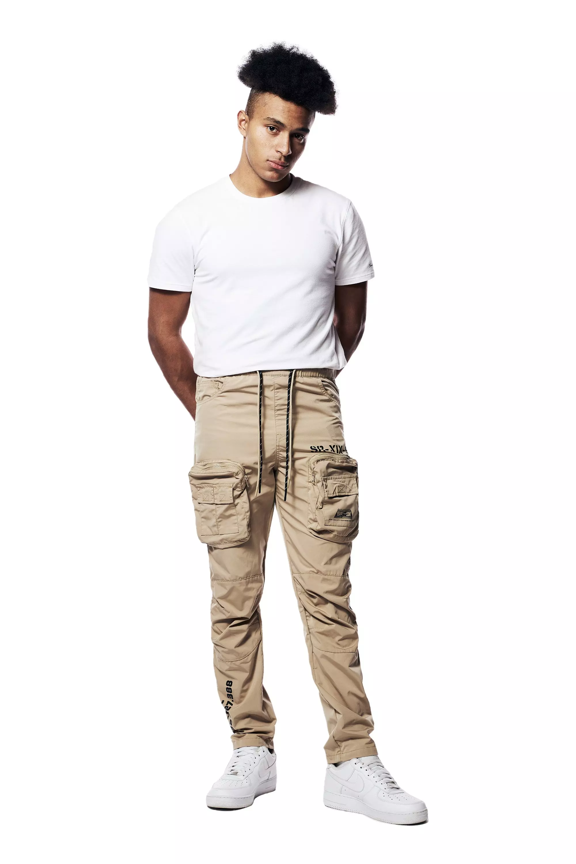 Smoke Rise Men's Nylon Utility Pant - Khaki - KHAKI