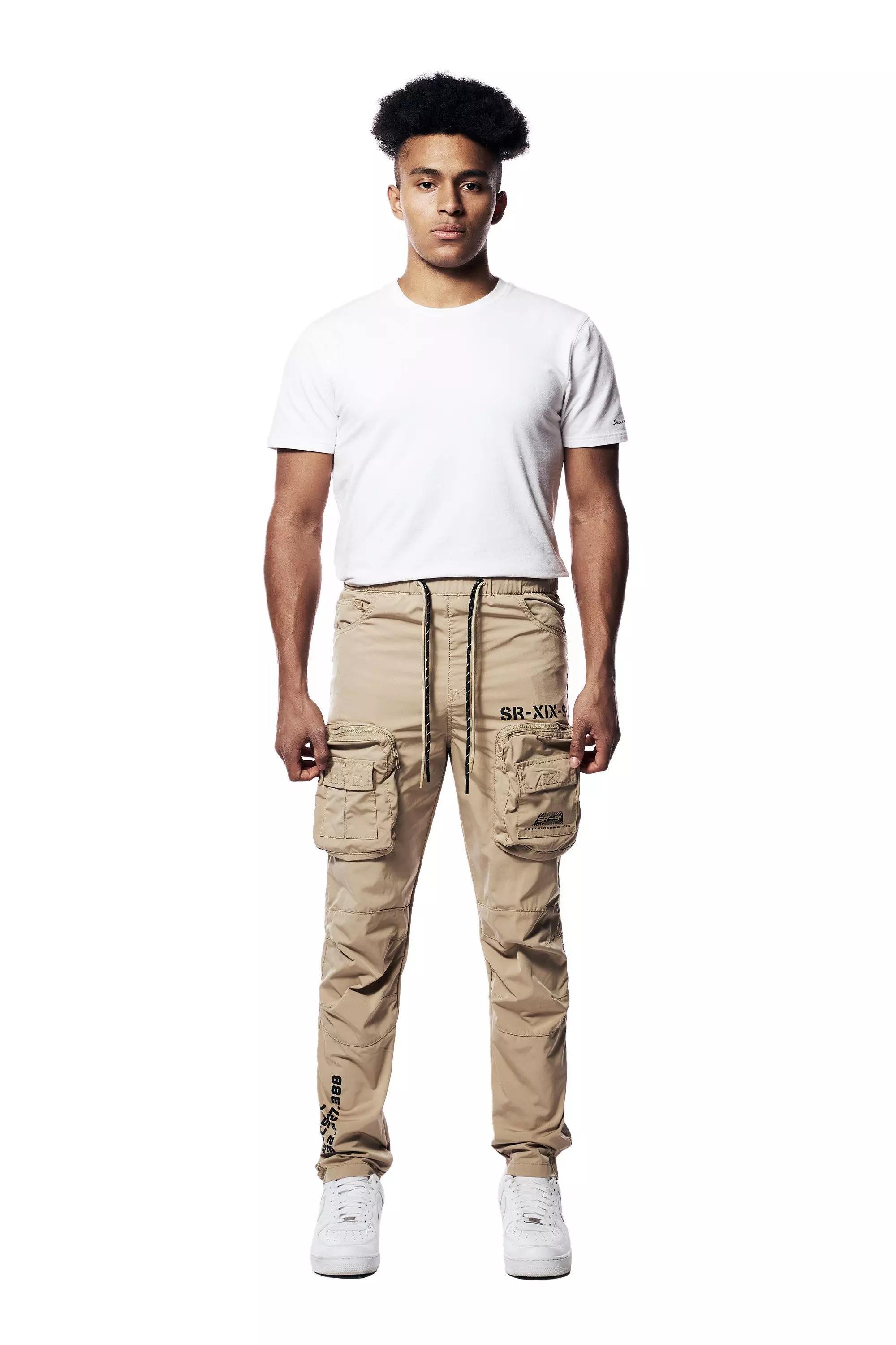 Smoke Rise Men's Nylon Utility Pant - Khaki - KHAKI