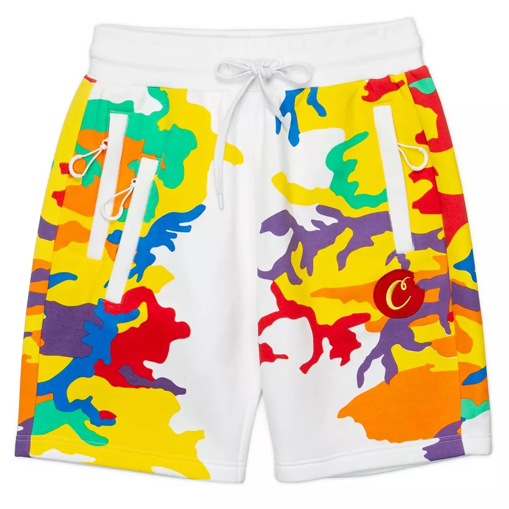 Cookies Men's Fresh Air Camo Shorts - White - WHITE