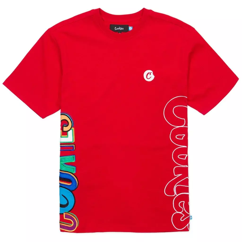 Cookies Men's On The Block Jersey Knit Tee - RED