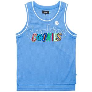 Cookies Men's On The Block Tank -Lt Blue