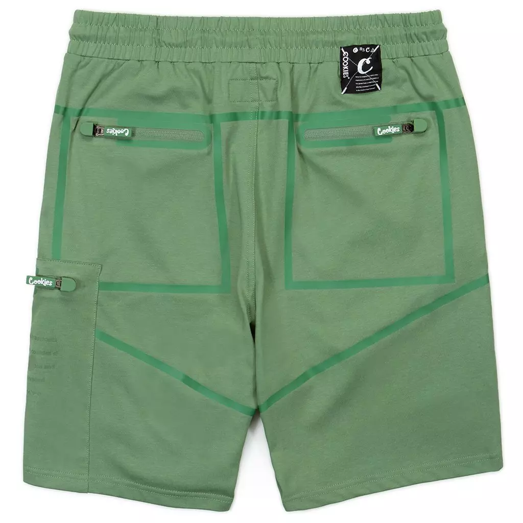 Cookies Men's Key Largo Drift Short -Olive - OLIVE