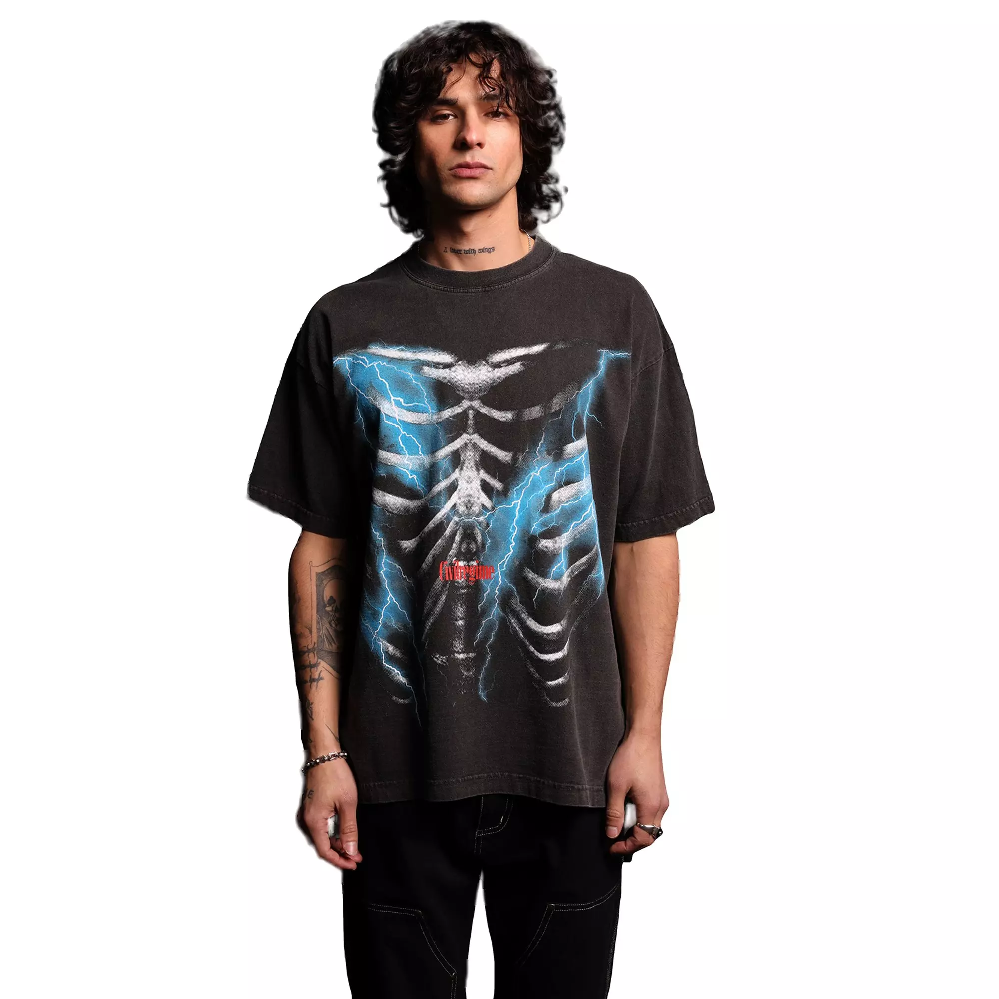 Civil Regime Men's Inner Light Tee - BLACK
