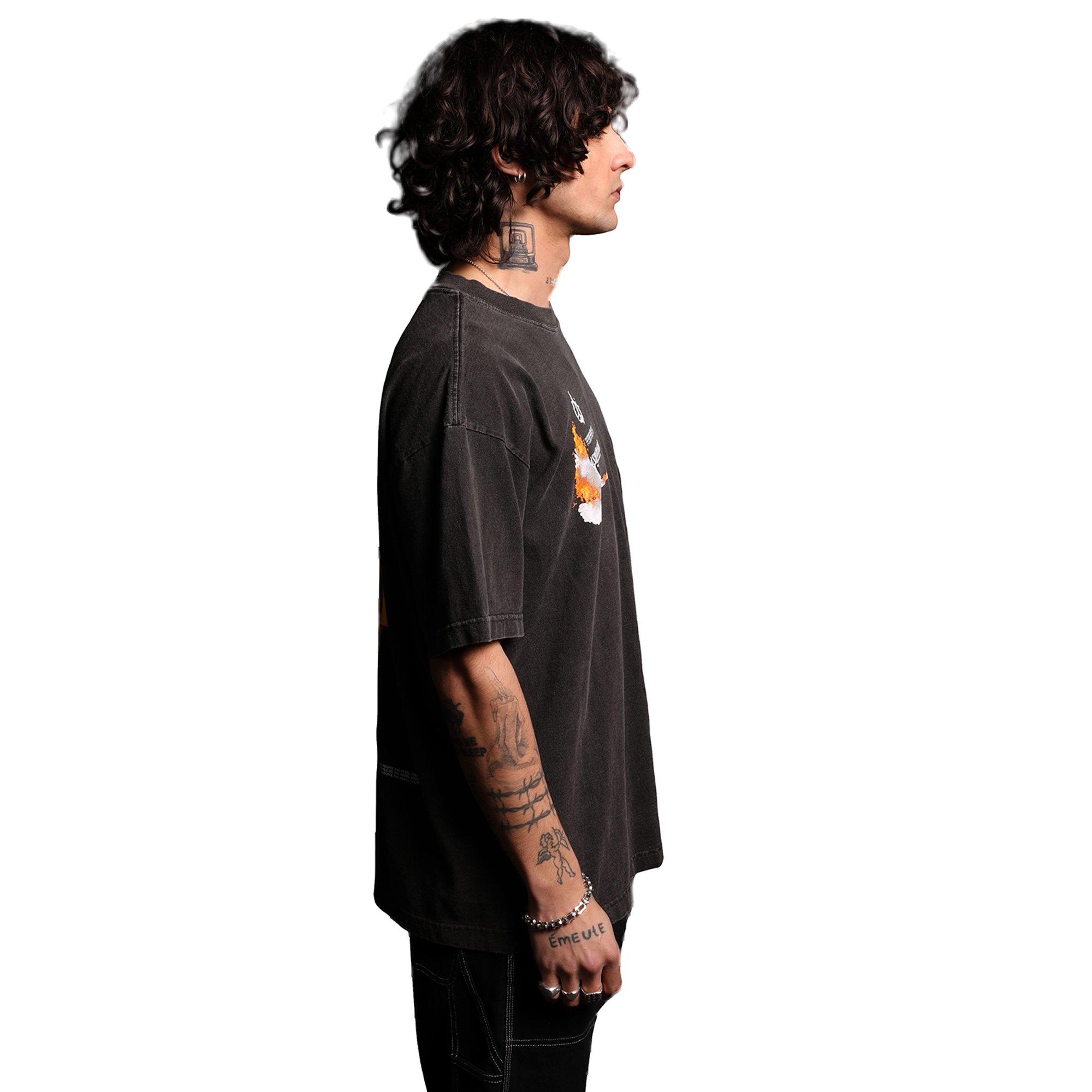 Civil Regime Men's Life Is Madness Tee - BLACK Thumbnail View 3