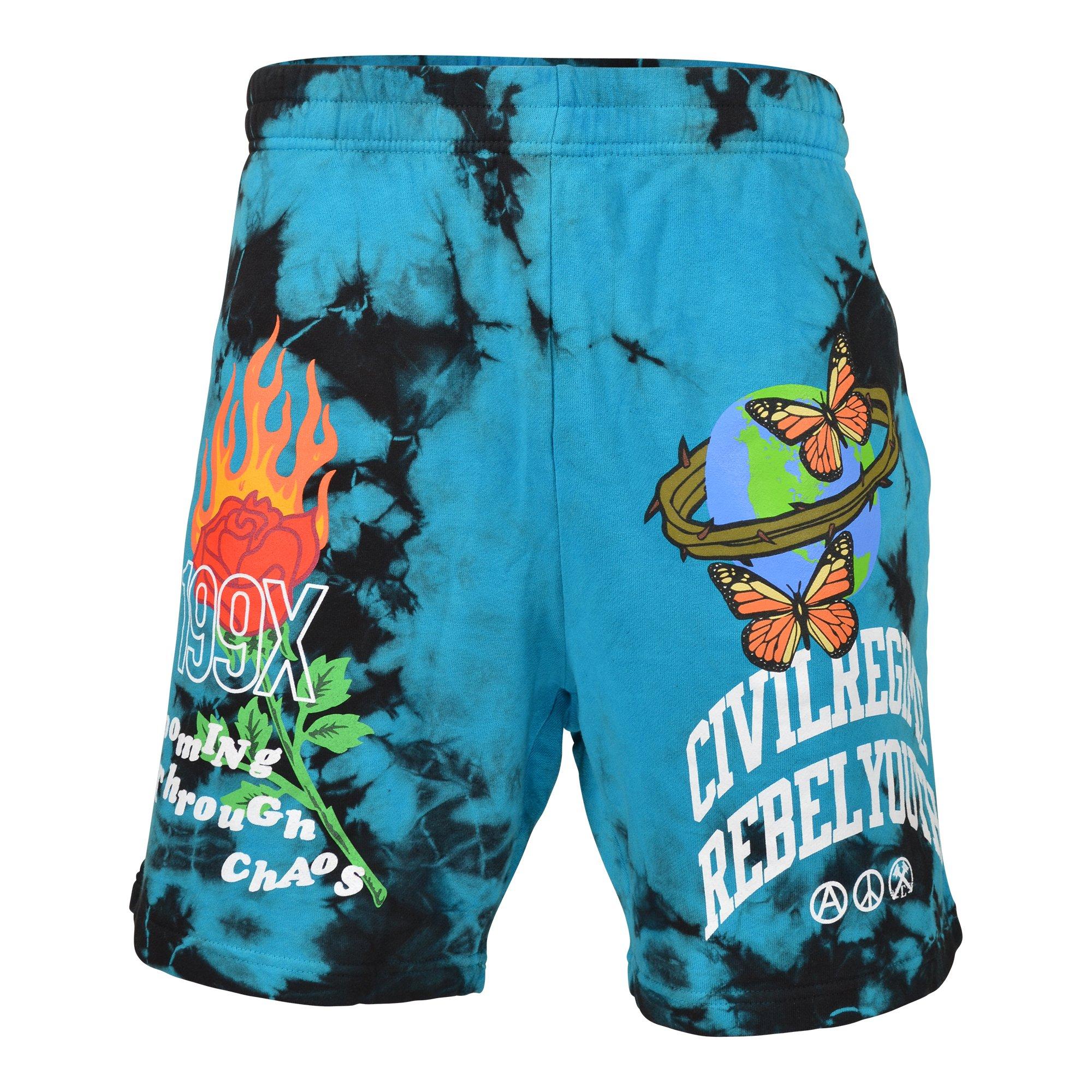 Civil Regime Men's Beautiful Madness Cozy Shorts - BLACK Thumbnail View 1