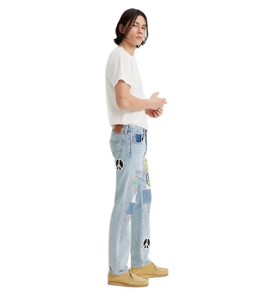 Levi's Men's 501 1999 Surf Prem Regular Fit Jeans - BLUE Thumbnail View 3