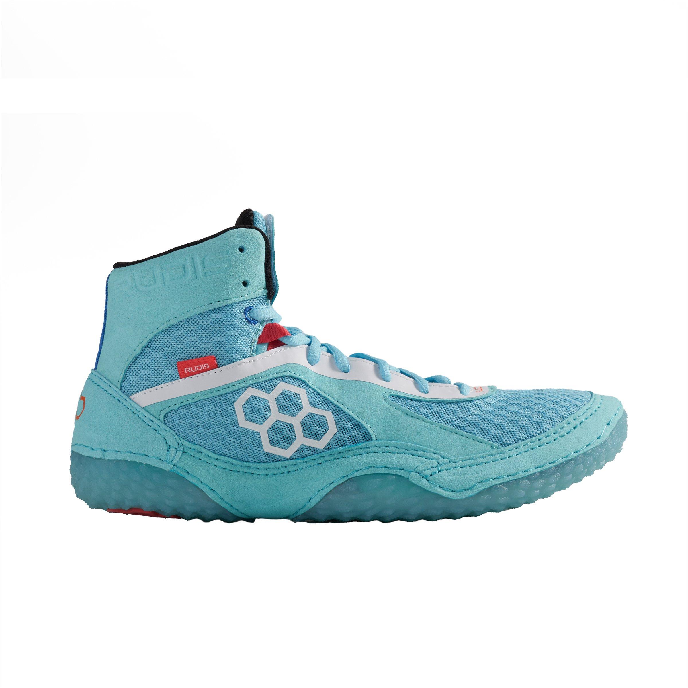 Blue on sale wrestling boots