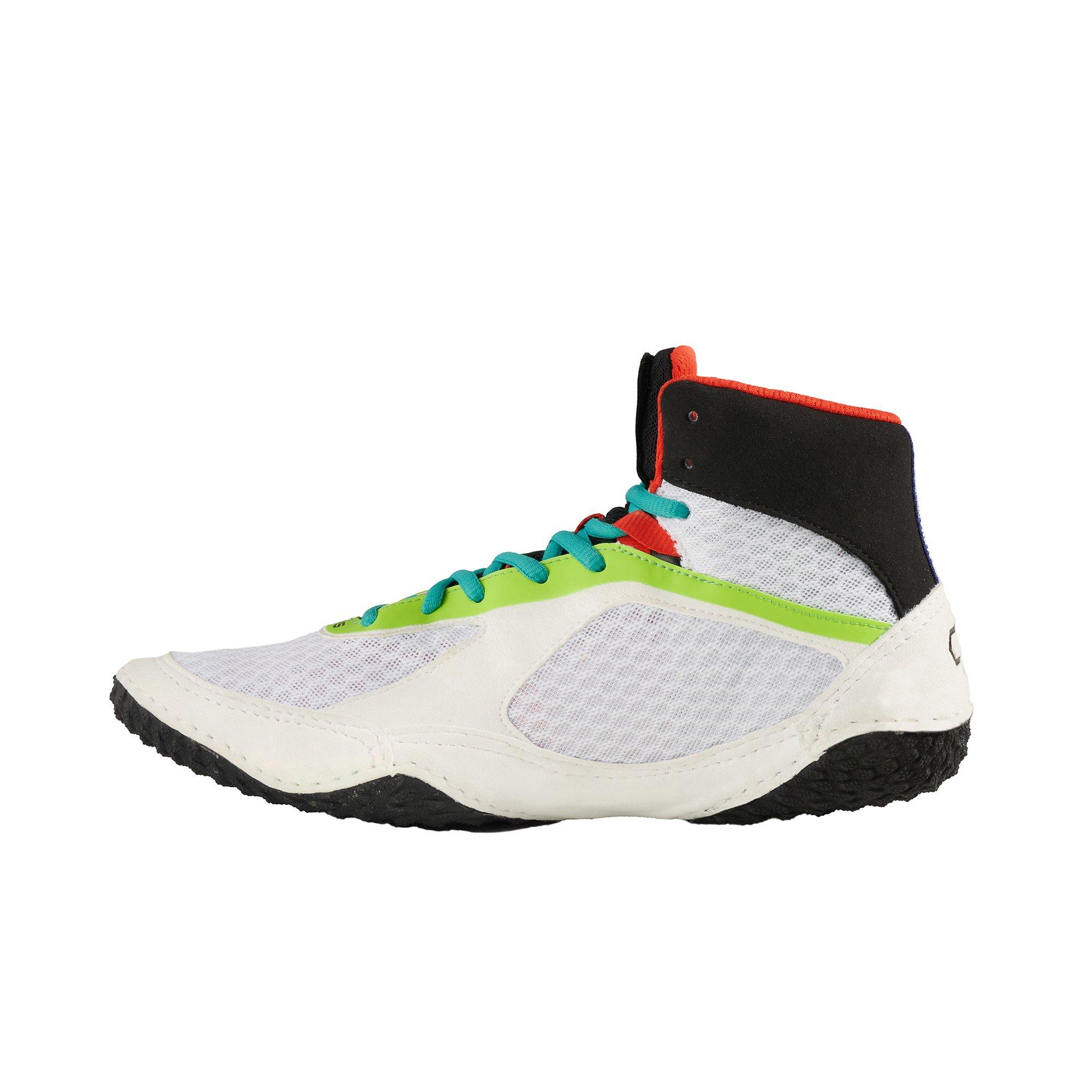 Rudis Alpha 2.0 "Clash Mismatch" Men's Wrestling Shoe - WHITE/BLACK Thumbnail View 2