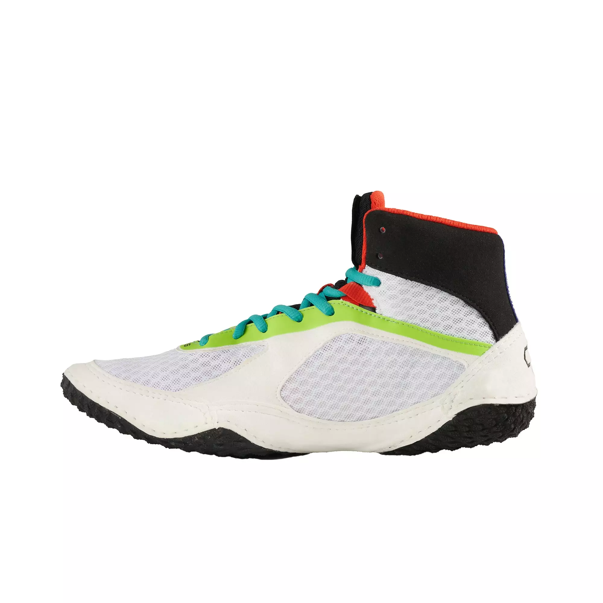 Rudis Alpha 2.0 "Clash Mismatch" Men's Wrestling Shoe - WHITE/BLACK