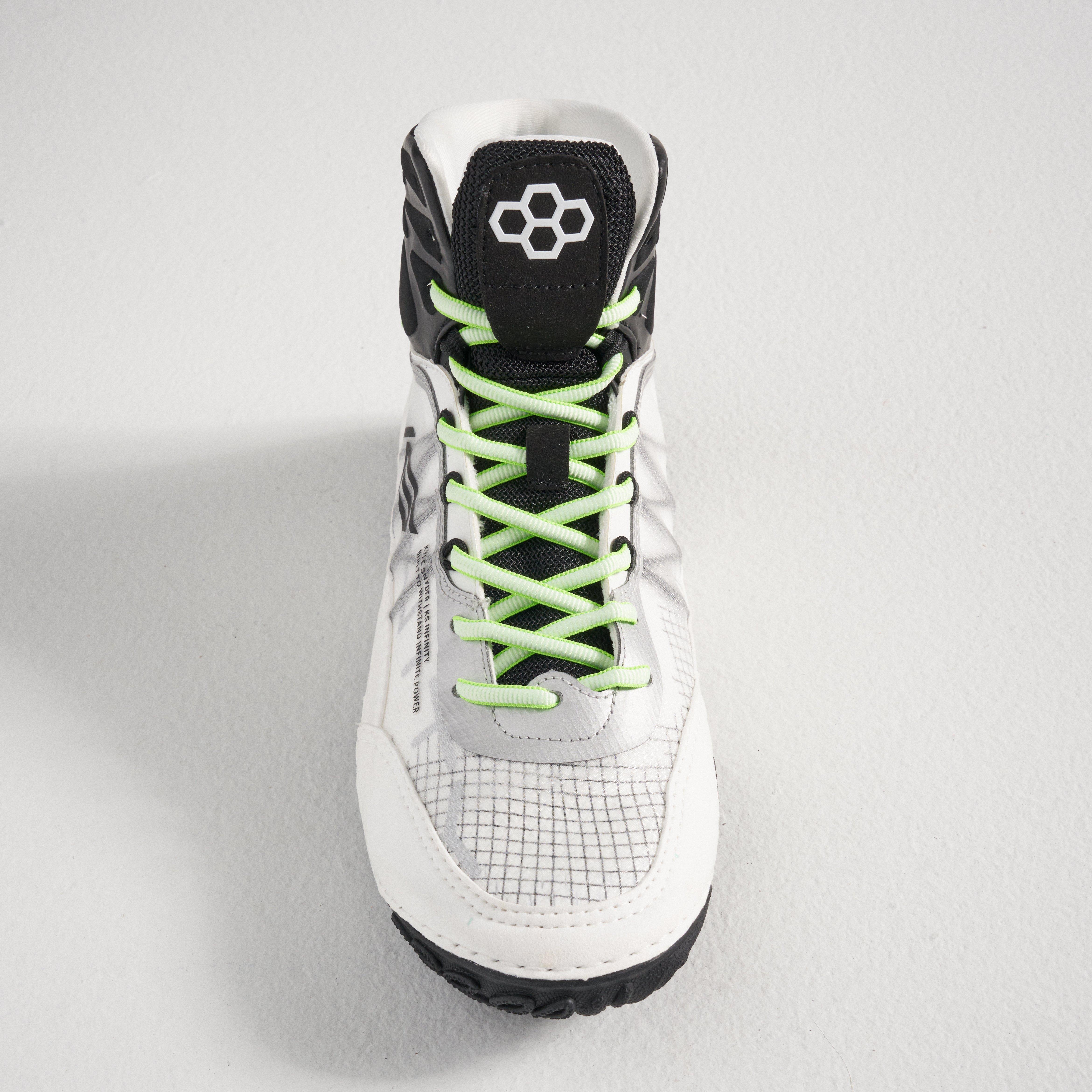 Rudis KS Infinity "Yang White/Lime" Men's Wrestling Shoe - WHITE/LIME Thumbnail View 5