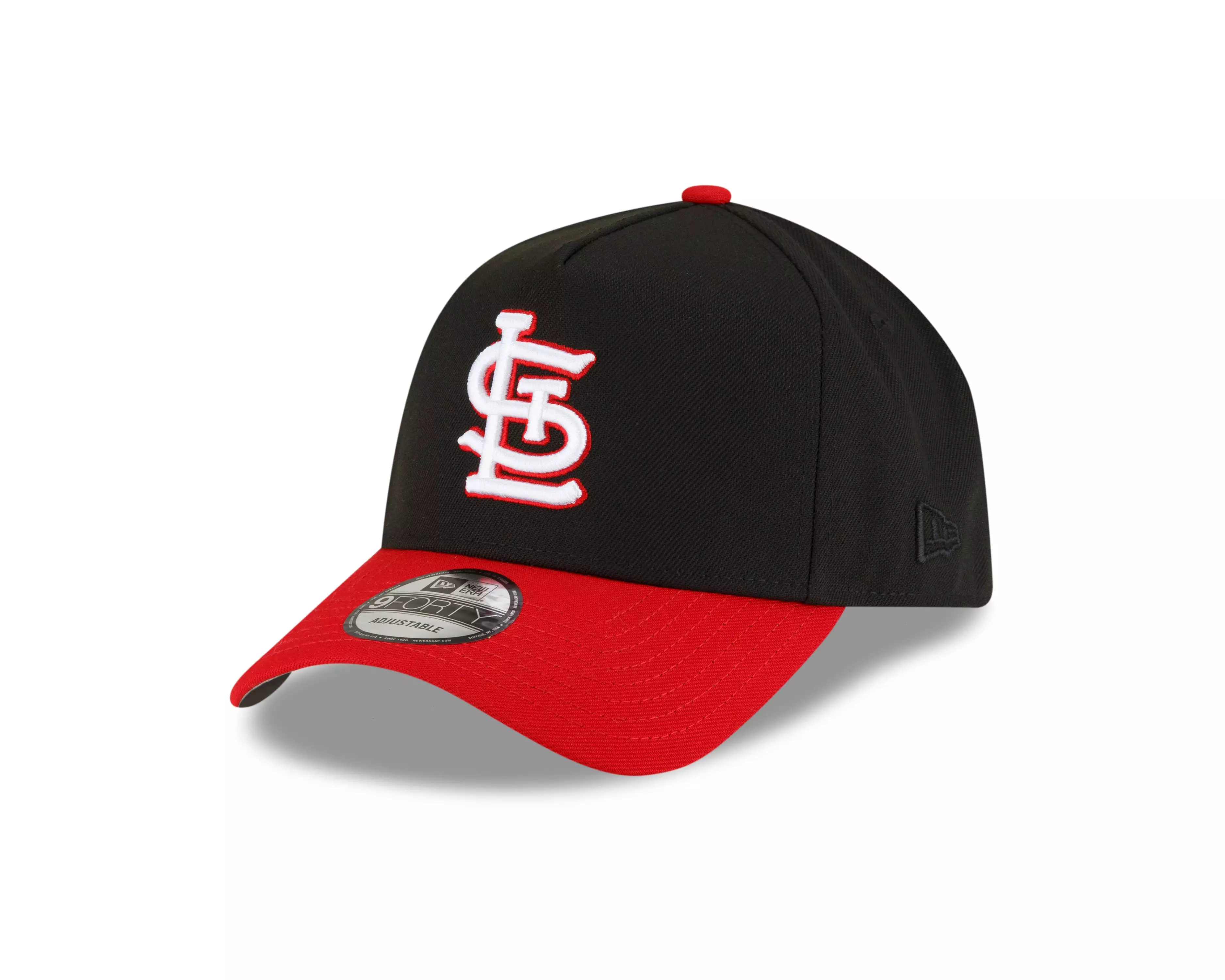 New Era St. Louis Cardinals 9FORTY 2011 World Series Snapback-Black/Red - BLACK/RED