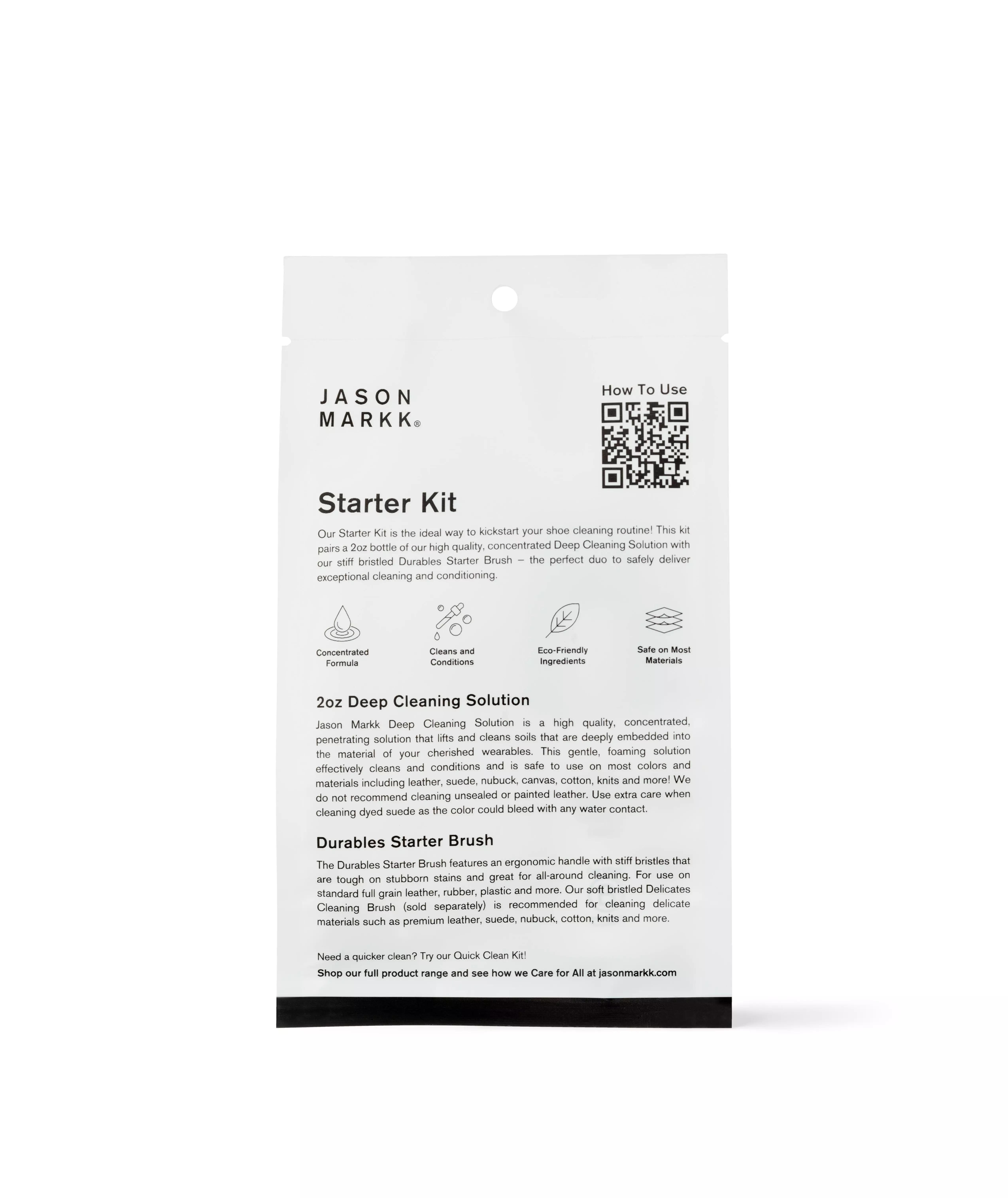 Jason Markk Shoe Cleaner Starter Kit - As Shown - AS SHOWN