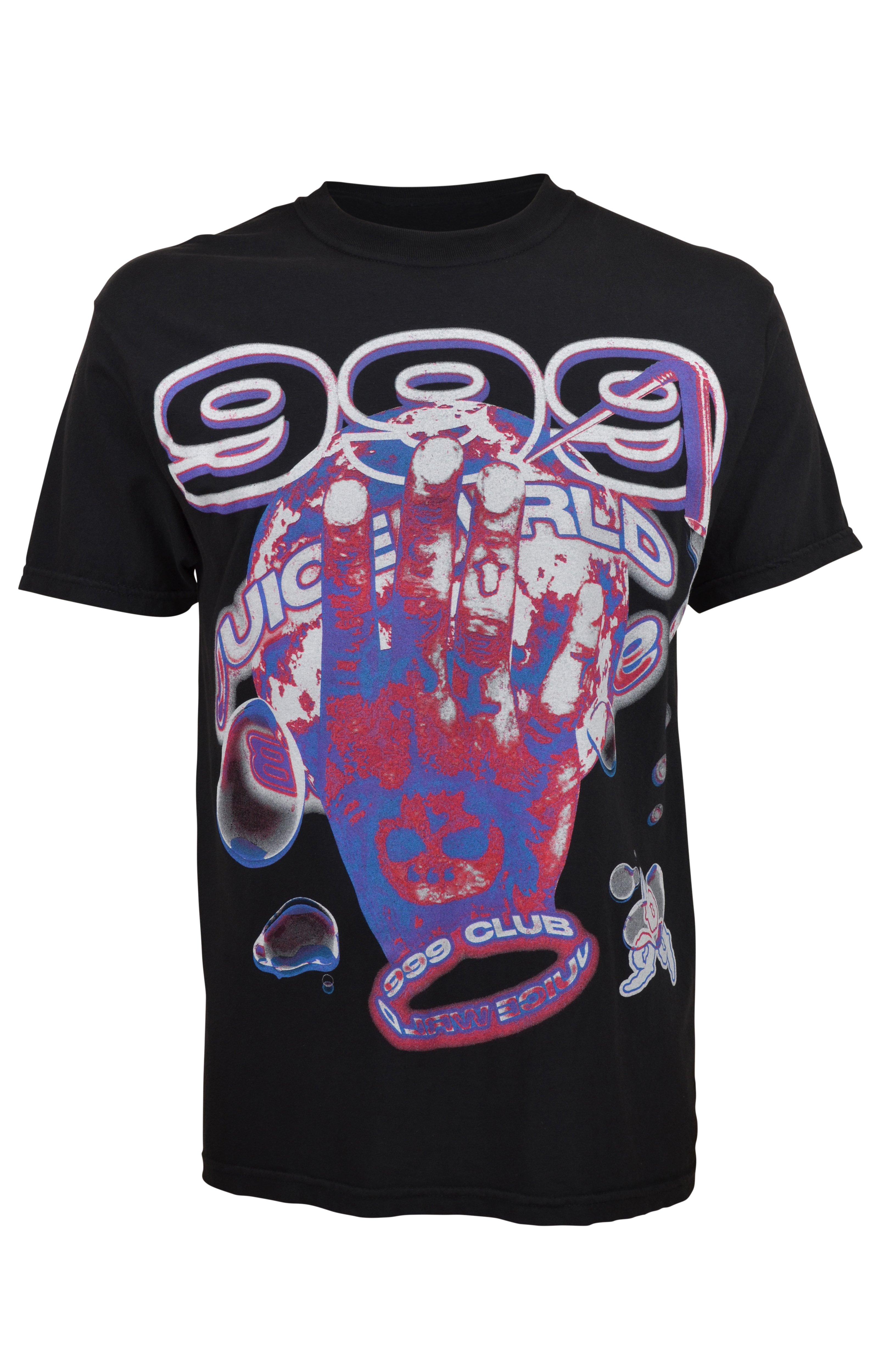 Juice Wrld 999 Basketball Jersey Black Purple Mens Shirt Sz XL