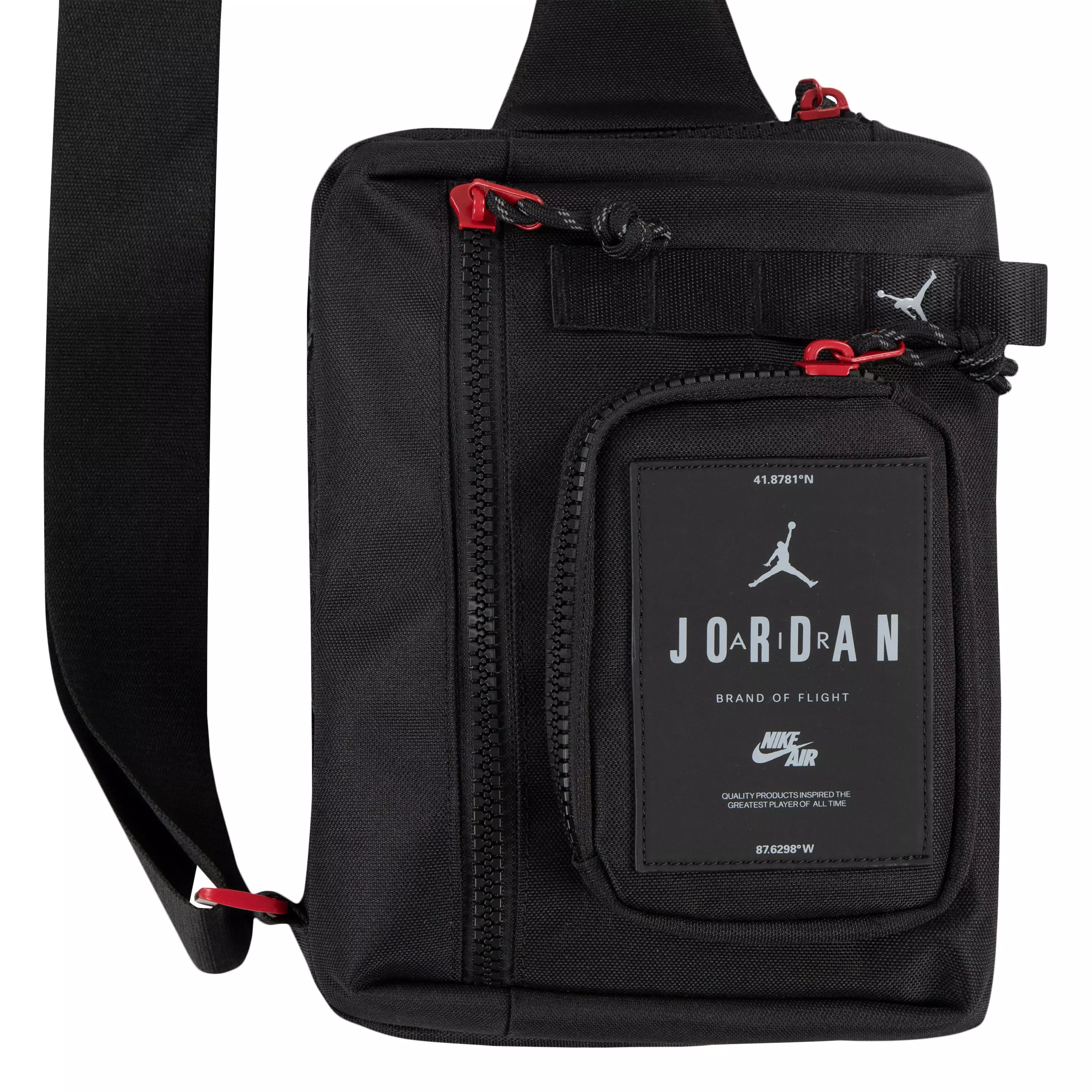 Jordan Hesi Crossbody Bag - Black - BLACK