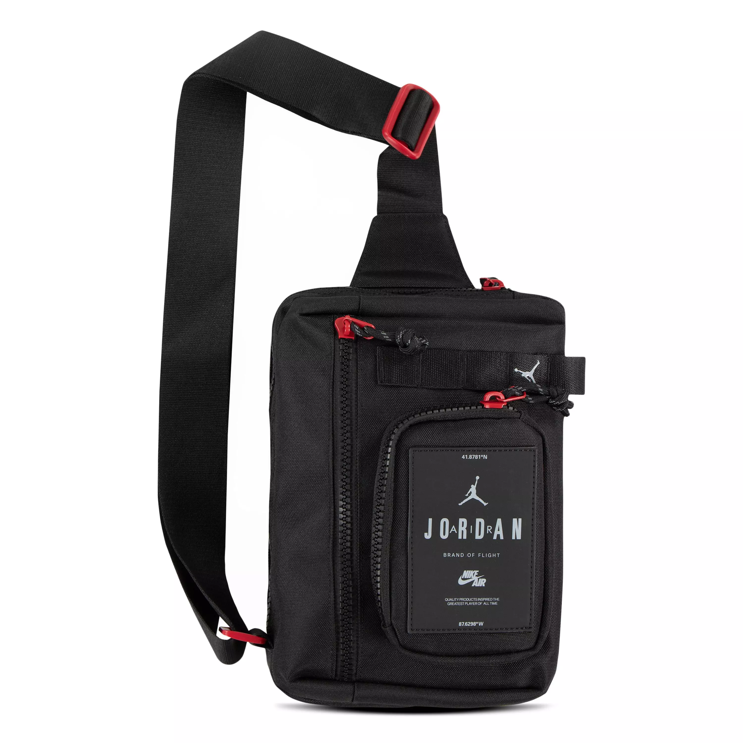 Jordan Hesi Crossbody Bag - Black - BLACK