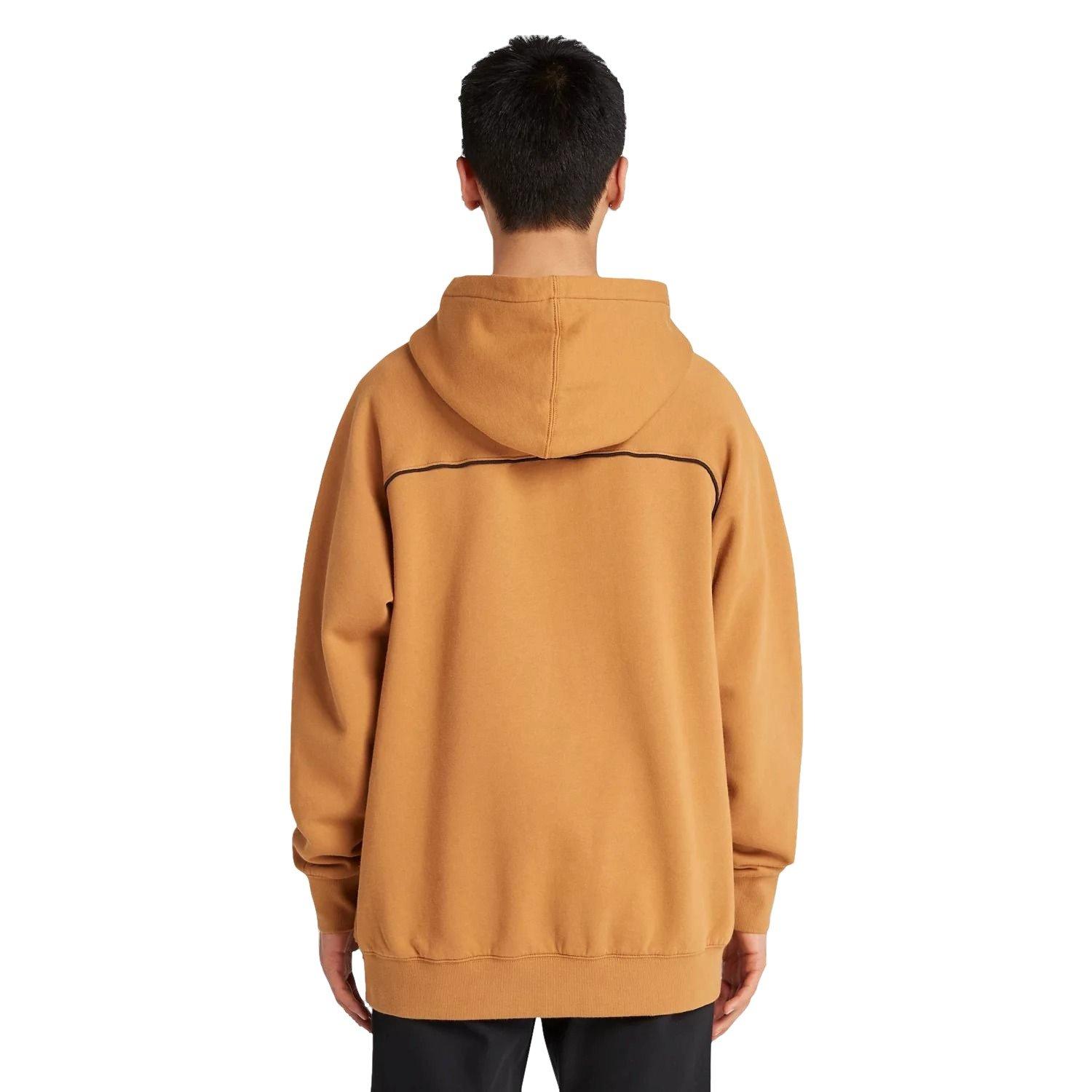 Timberland Men's Oval Logo Hoodie - Wheat - WHEAT Thumbnail View 2