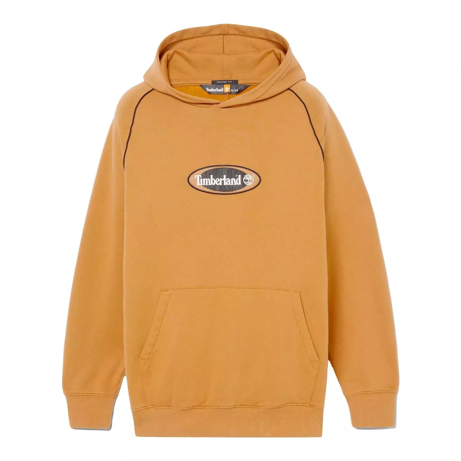 Timberland Men's Oval Logo Hoodie - Wheat - WHEAT