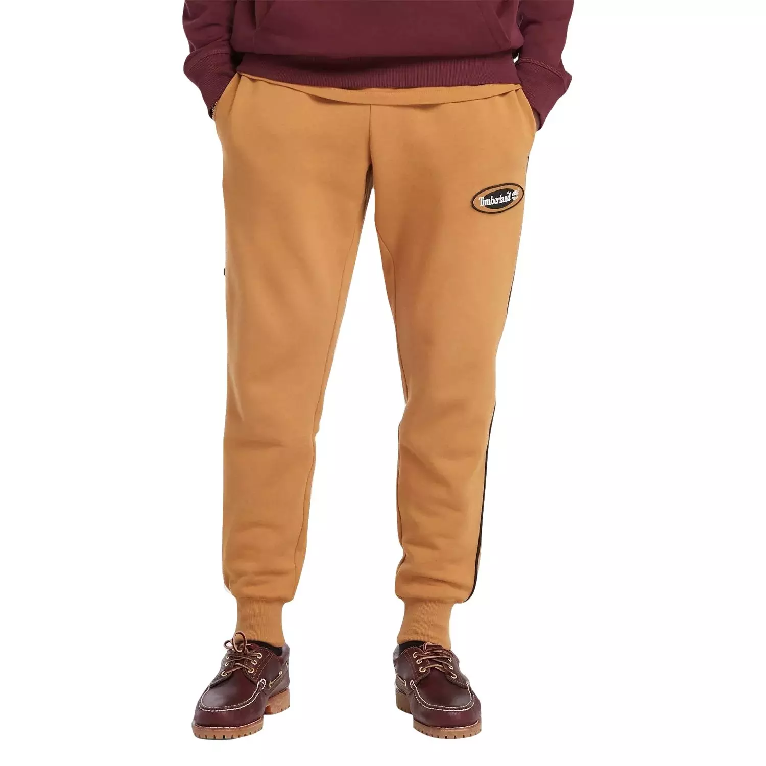 Timberland Men's Oval Logo Sweatpants - WHEAT