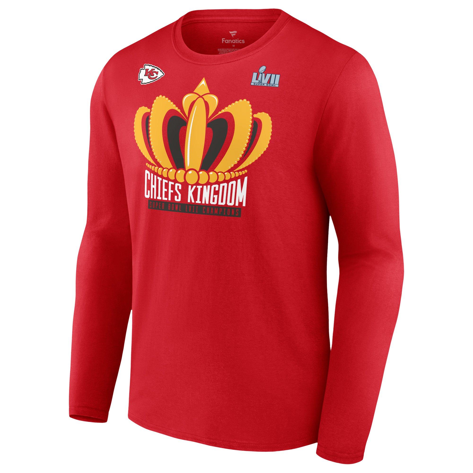 Fanatics Men's Kansas City Chiefs Super Bowl LVII Last Stand Kingdom Tee - RED Thumbnail View 1