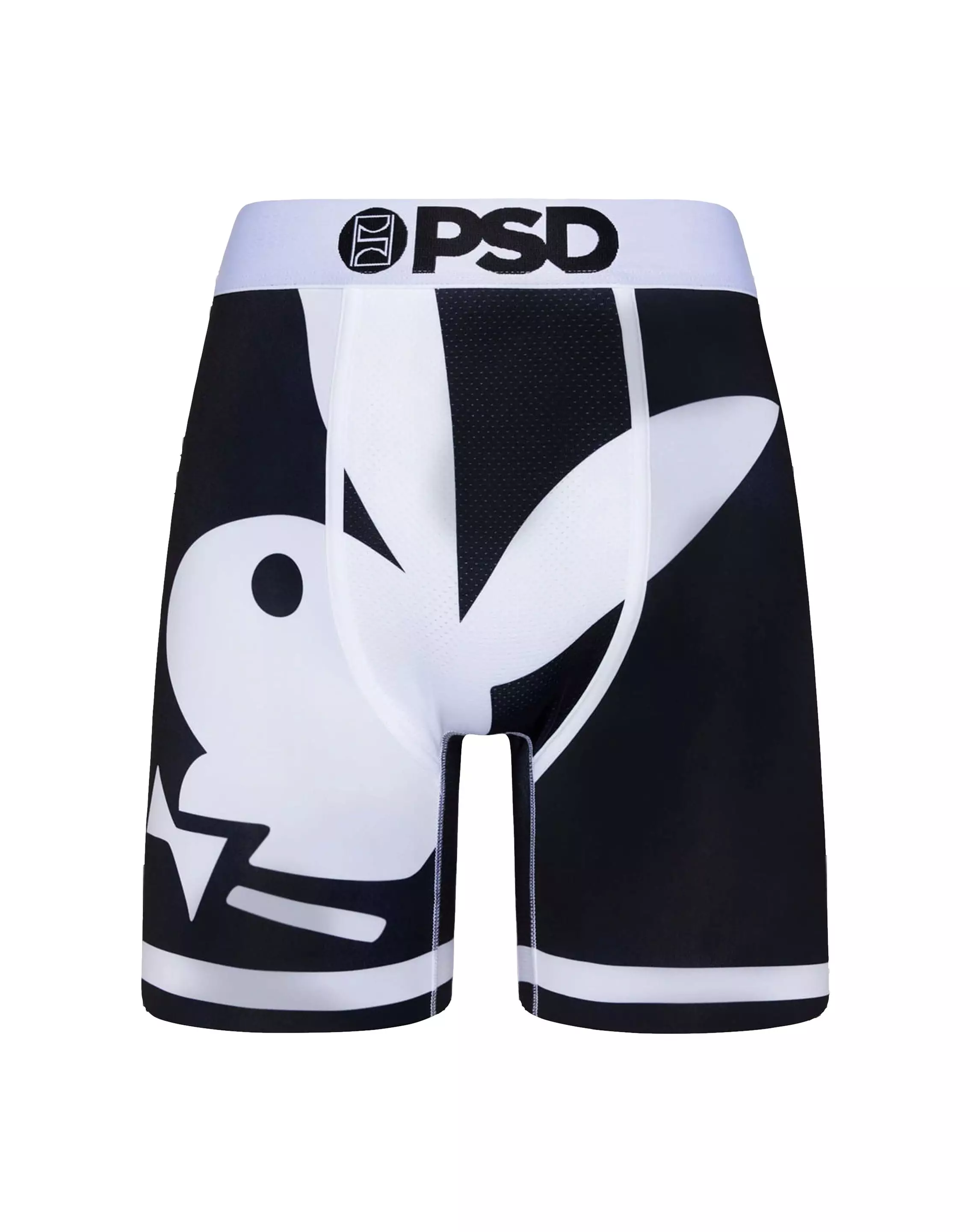 PSD Men's Playboy Big Bunny Underwear - BLACK/WHITE