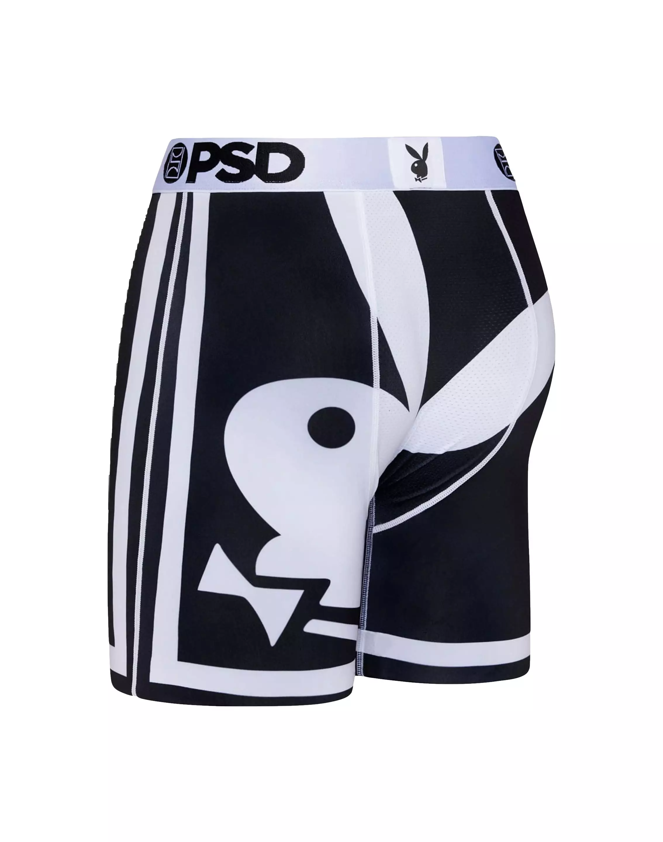 PSD Men's Playboy Big Bunny Underwear - BLACK/WHITE