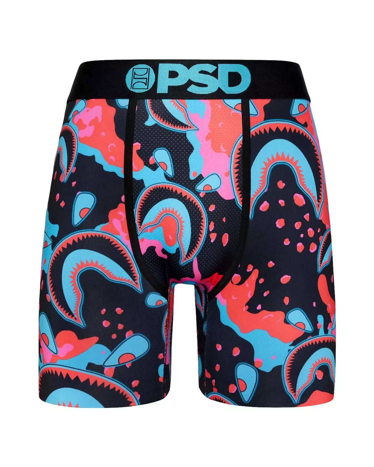 PSD Men's Infrared Shark Underwear - BLACK/BLUE