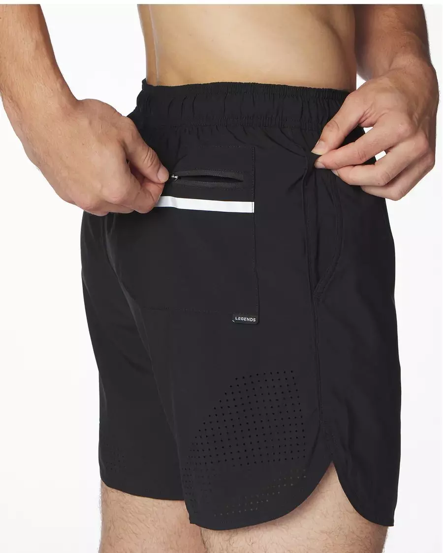 Legends Men's Luka 2.0 7-Inch Linerless Shorts - BLACK