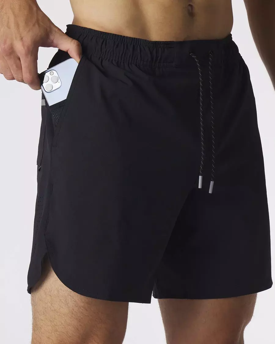 Legends Men's Luka 2.0 7-Inch Linerless Shorts - BLACK