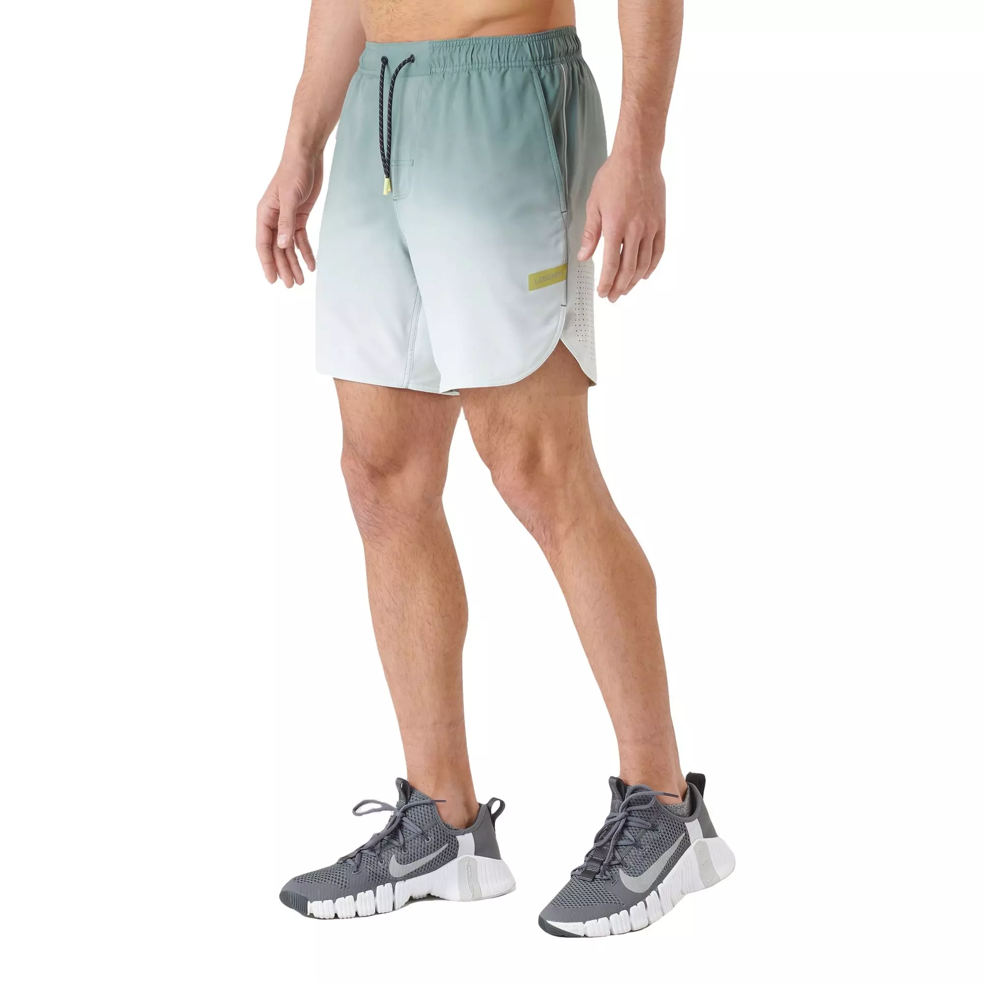 Legends Men's&nbsp;Luka&nbsp;2.0 7-Inch Linerless Shorts - Grey&nbsp; - GREEN