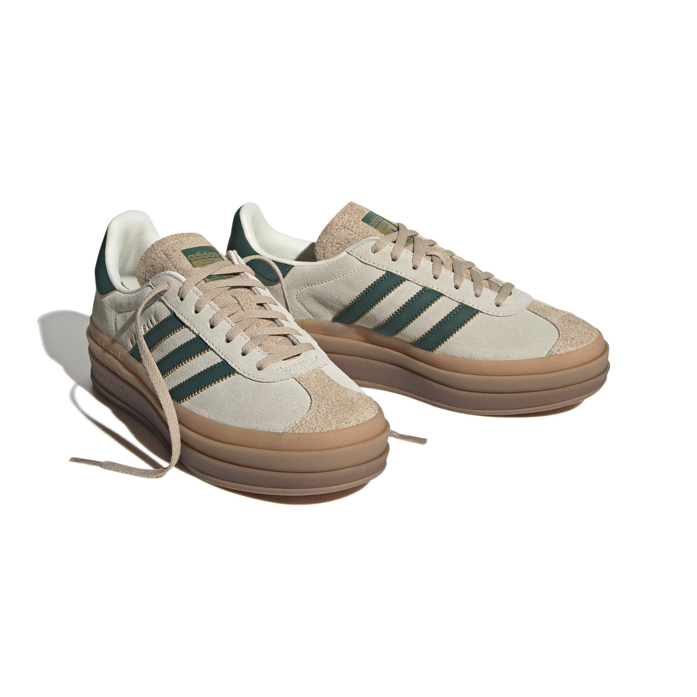 Gør det ikke Medic Forslag adidas Originals Gazelle Bold "Cream White/Green" Women's Shoe - Hibbett |  City Gear