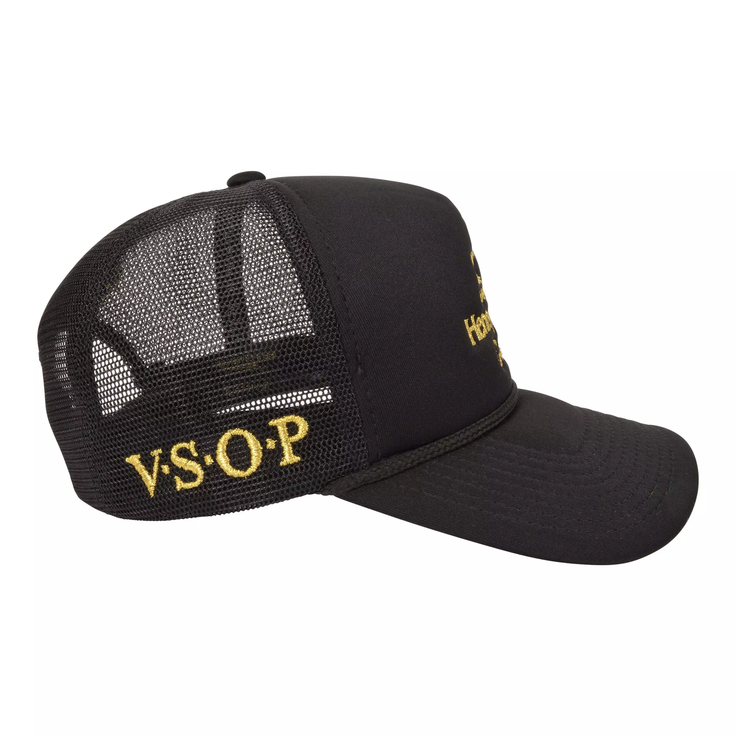 Field Grade Hennything Goes Trucker Snapback-Black - BLACK