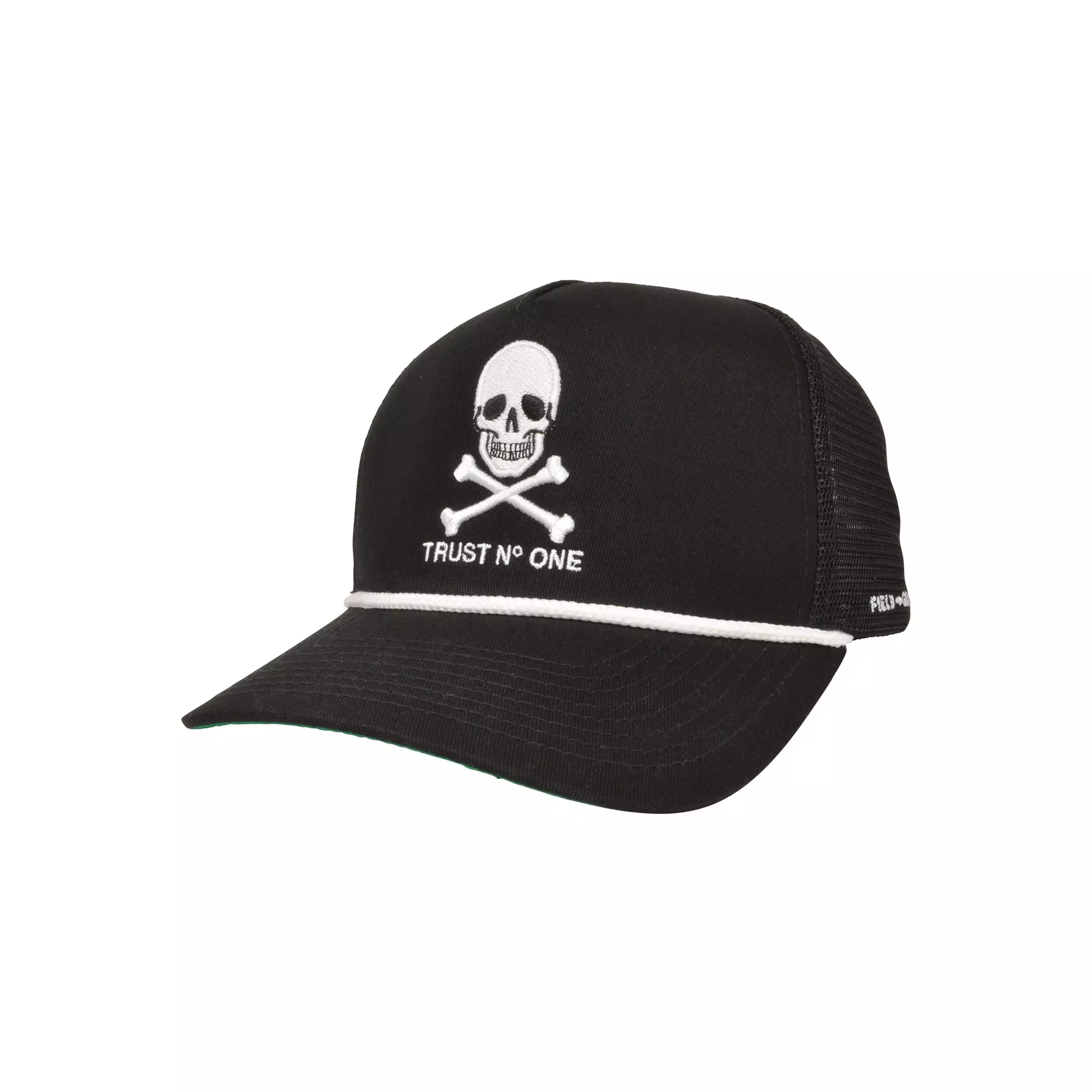 Field Grade Trust No One Trucker Snapback-Black - BLACK