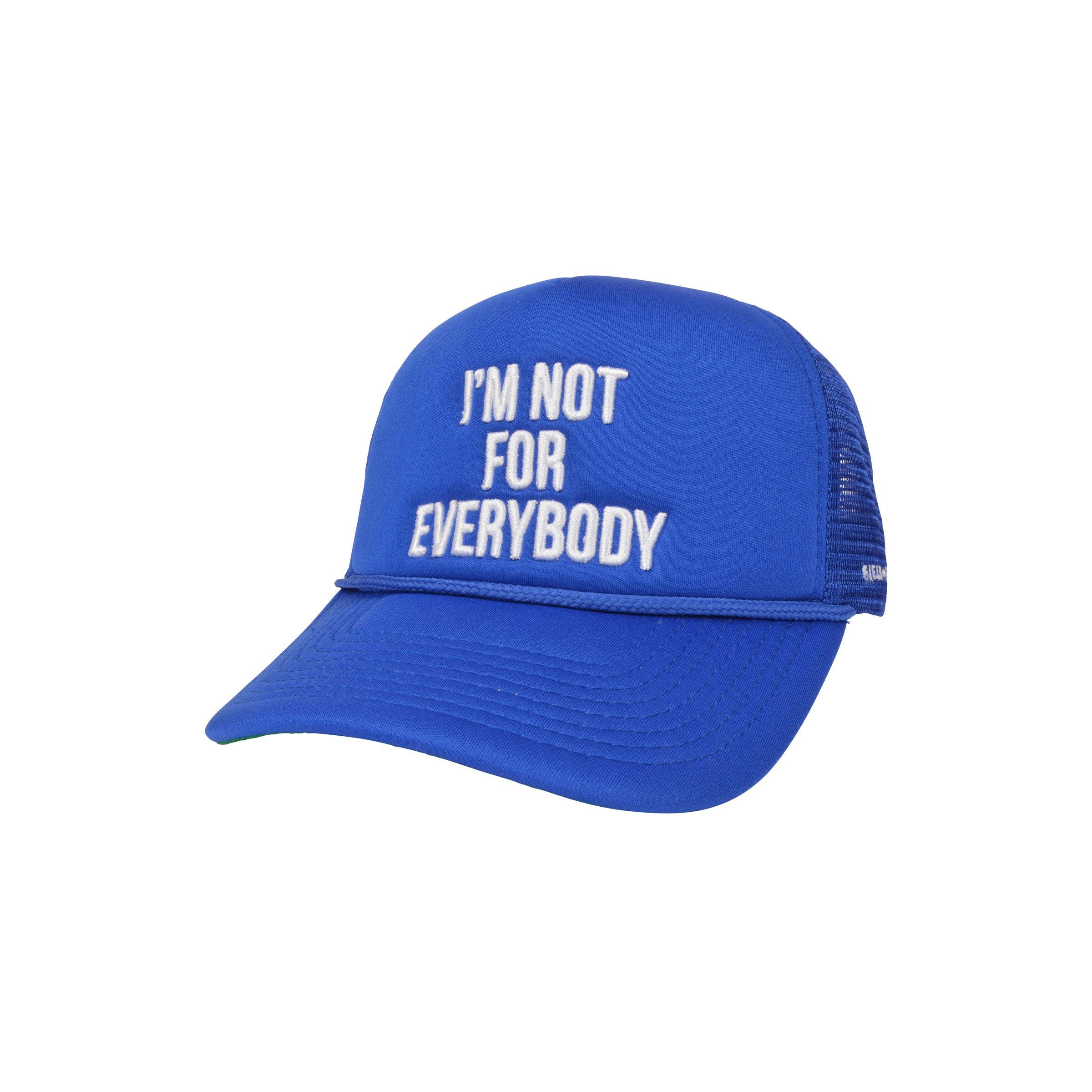 Field Grade Not For Everybody Trucker Snapback-Royal - ROYAL Thumbnail View 1