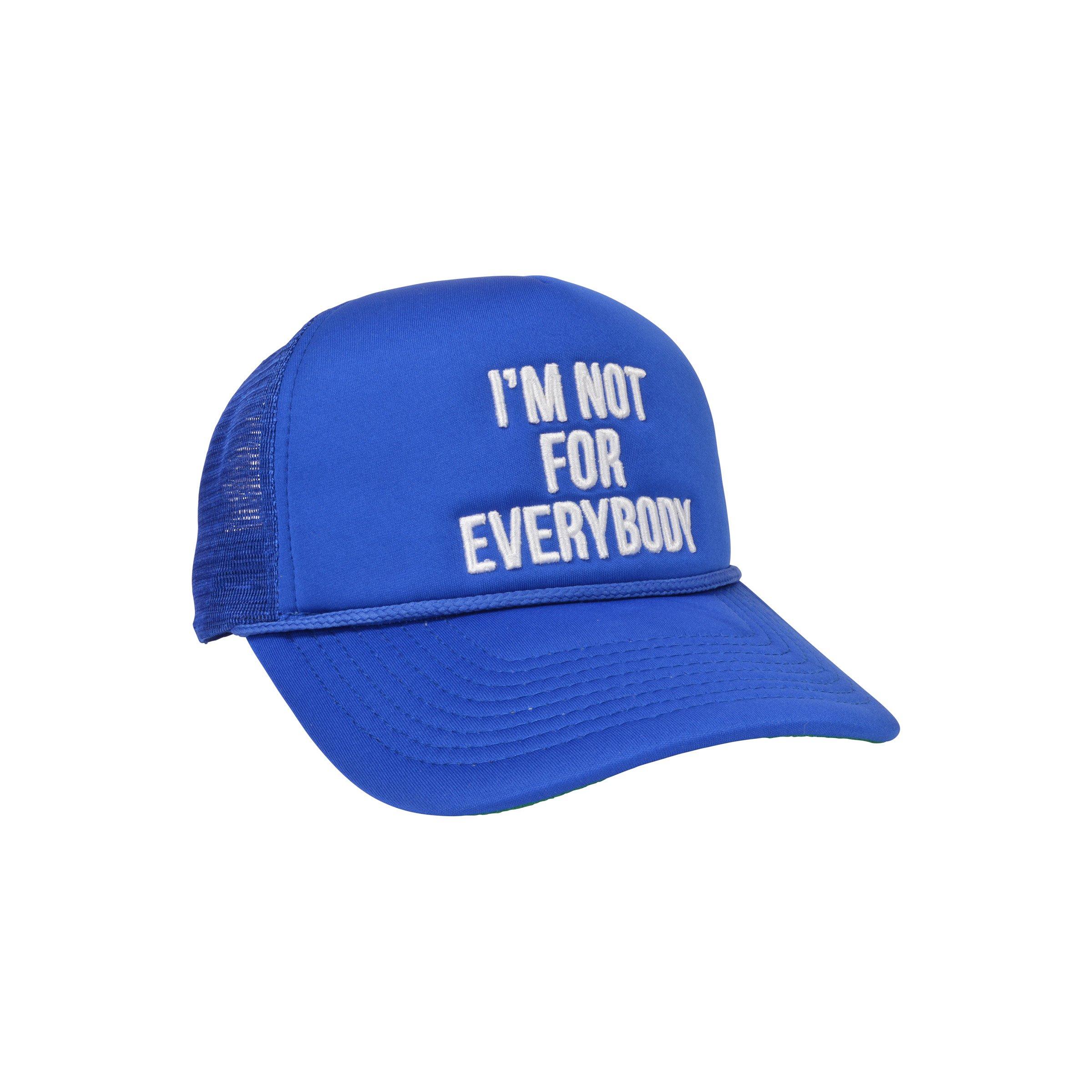 Field Grade Not For Everybody Trucker Snapback-Royal - ROYAL Thumbnail View 2