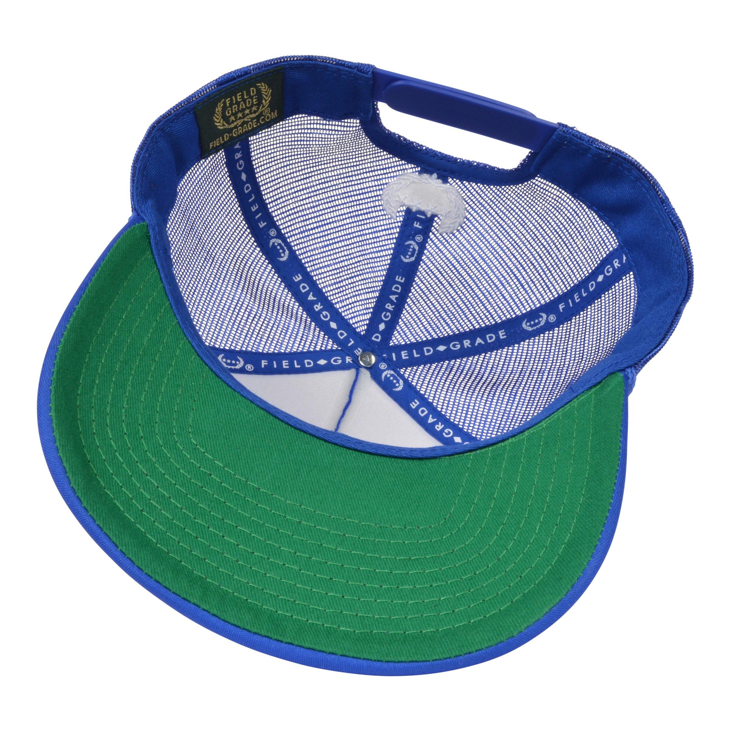 Field Grade Not For Everybody Trucker Snapback-Royal - ROYAL Thumbnail View 4