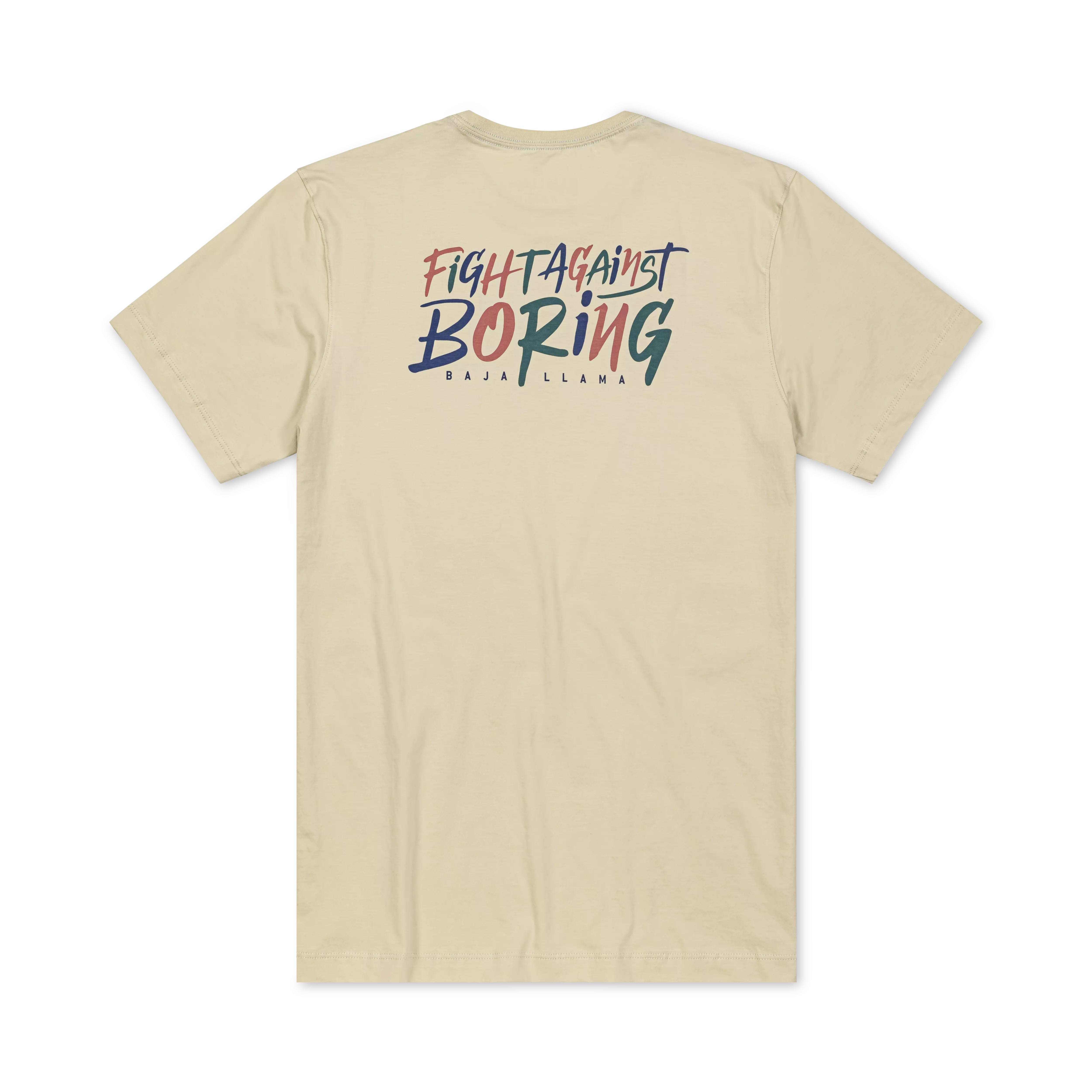 Baja Llama Men's Fight Against Boring Tee