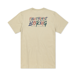 Baja Llama Men's Fight Against Boring Tee