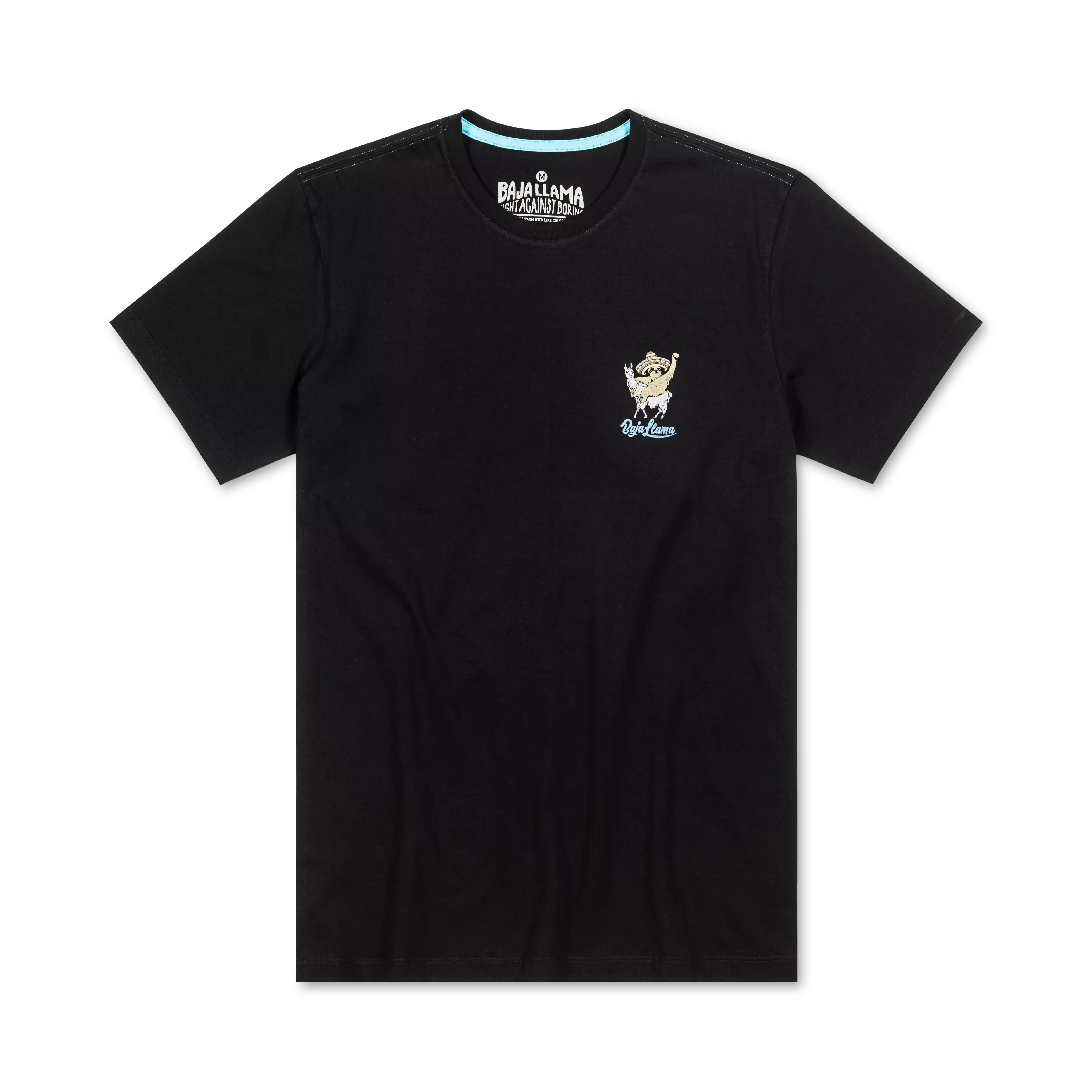 Baja Llama Men's Summertime Hero Tee - BLACK
