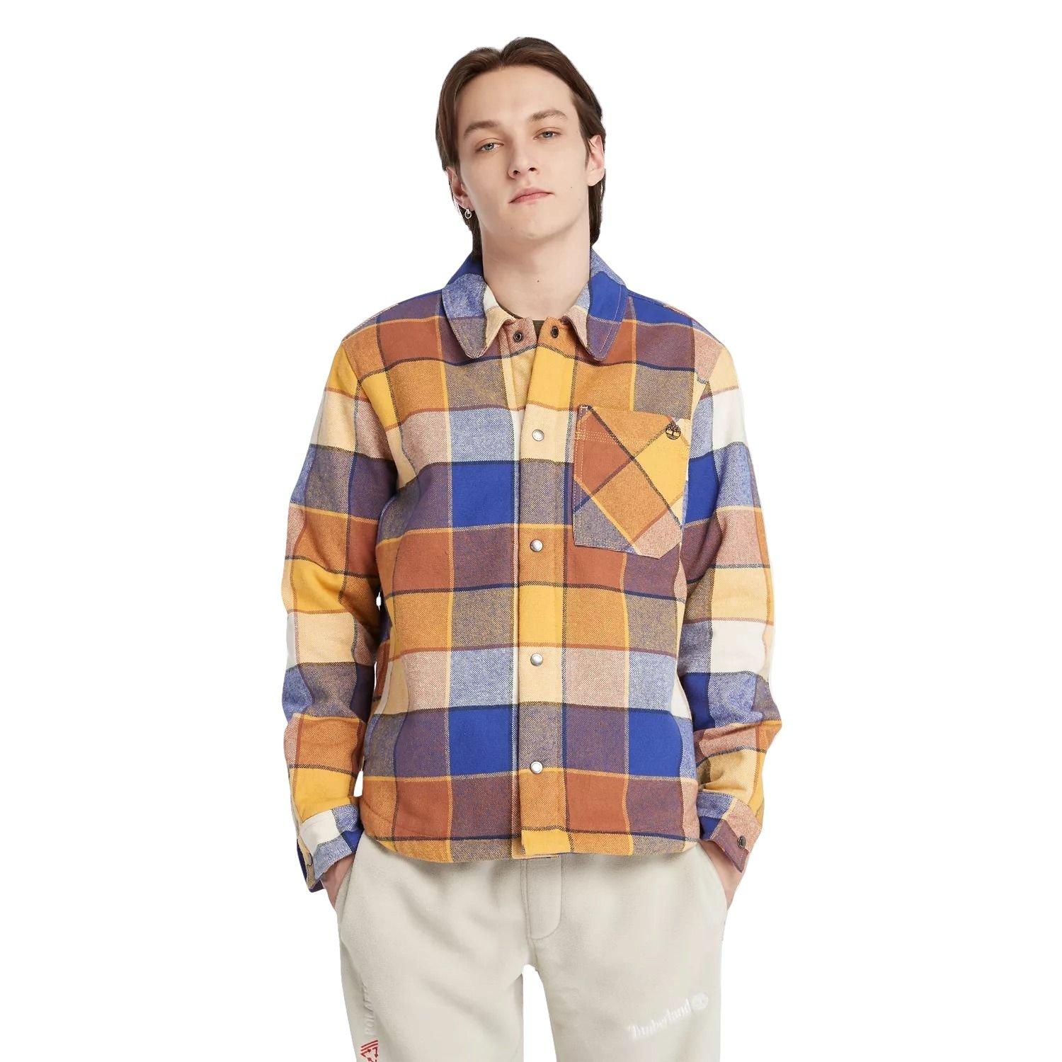 Timberland Sherpa Lined Multi/Yellow Men's Overshirt