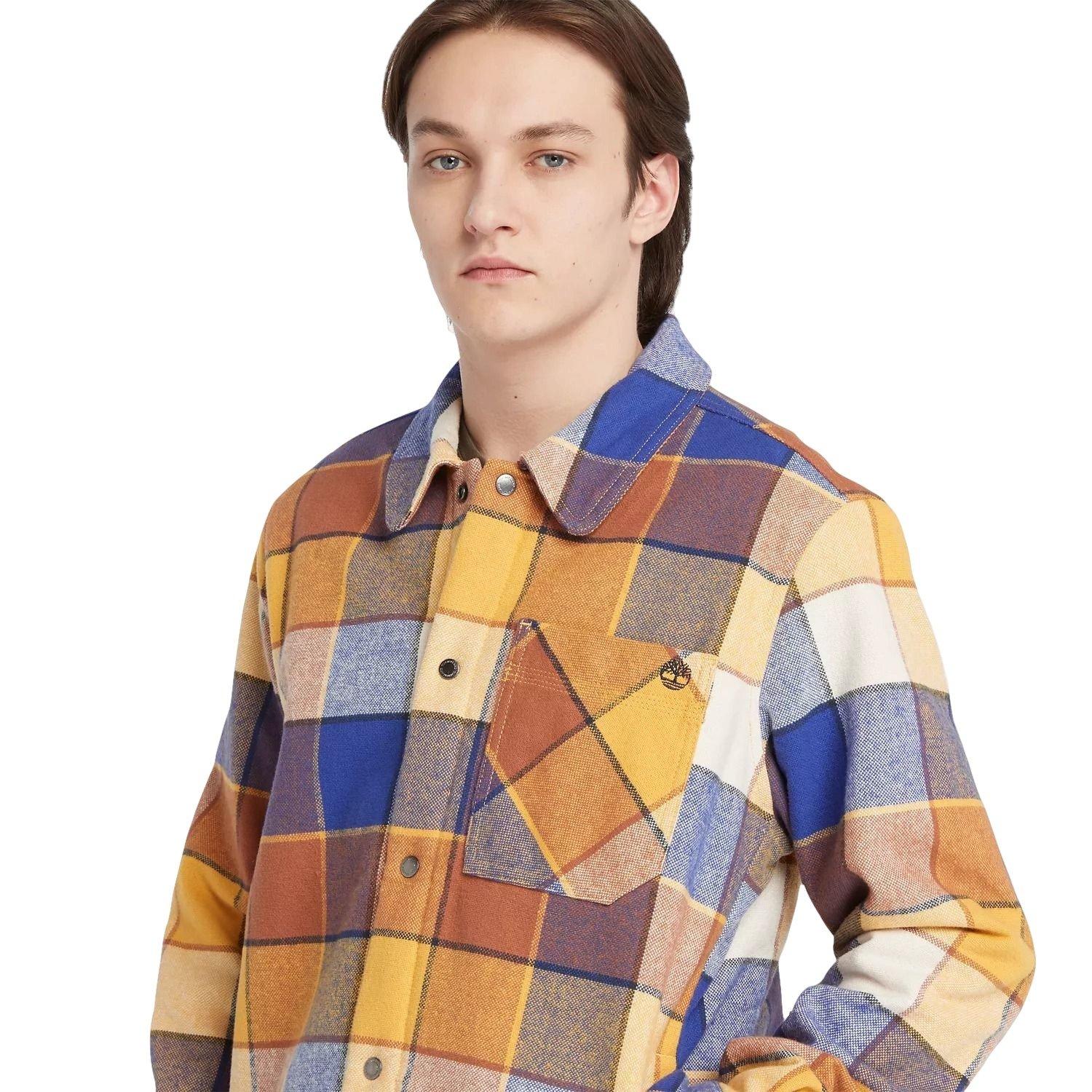 Timberland Sherpa Lined Multi/Yellow Men's Overshirt