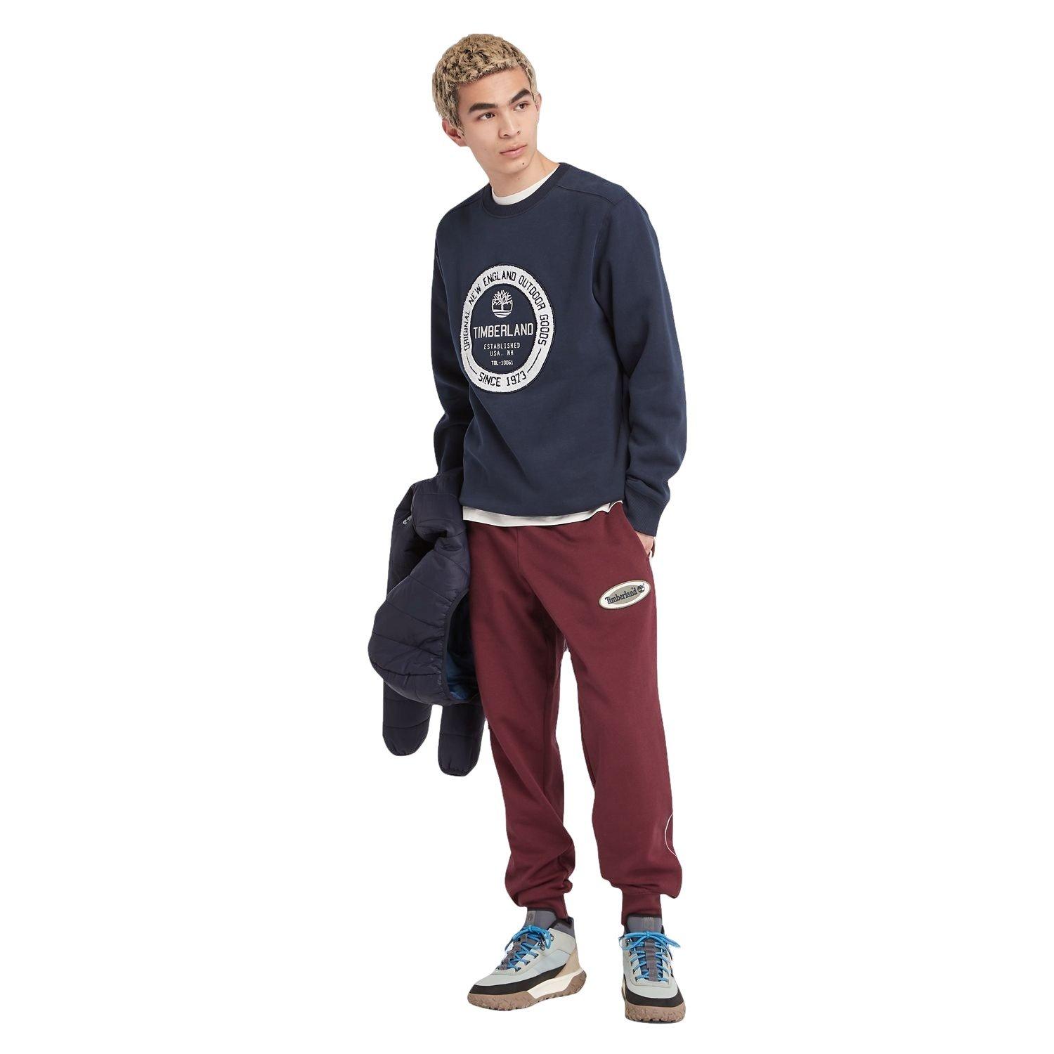 Timberland Oval Logo Men's Port Sweatpants