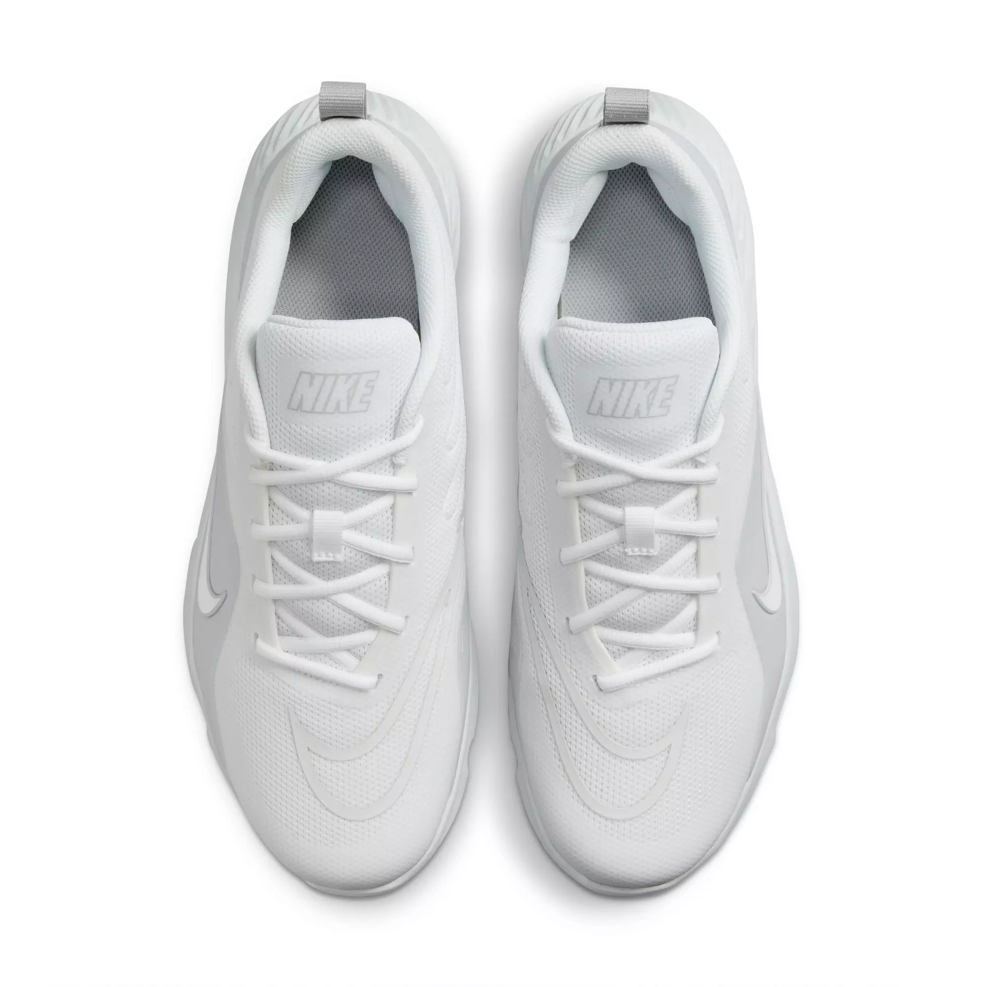 Nike Alpha Huarache 8 Pro Turf "White/Pure Platinum/Wolf Grey" Men's Lacrosse Shoe - WHITE