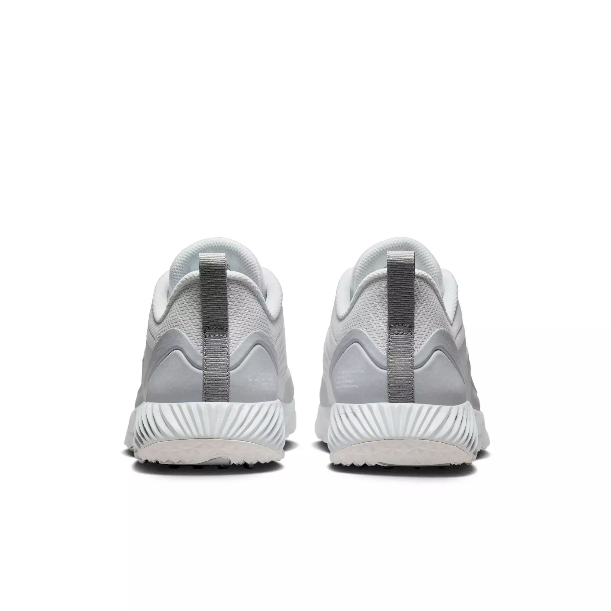 Nike Alpha Huarache 8 Pro Turf "White/Pure Platinum/Wolf Grey" Men's Lacrosse Shoe - WHITE